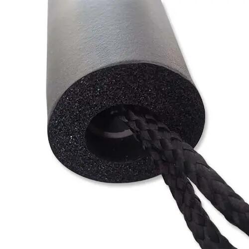 Nunchaku, GYAKORLÓ, szivacs, zsinóros, sárkányos, fekete 2/3