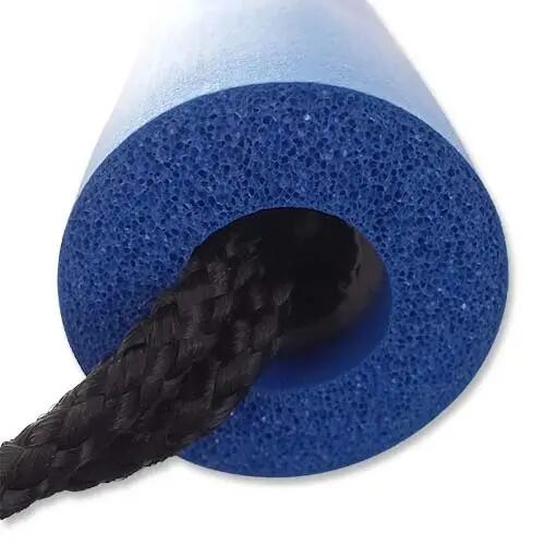 Nunchaku, GYAKORLÓ, szivacs, zsinóros, sárkányos, kék 2/3