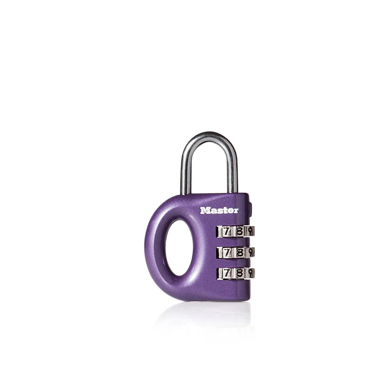 Combinatiehangslot met zinken lichaam, Willekeurige kleur, 5,6 x 3,2 x 1,1 cm 2/2
