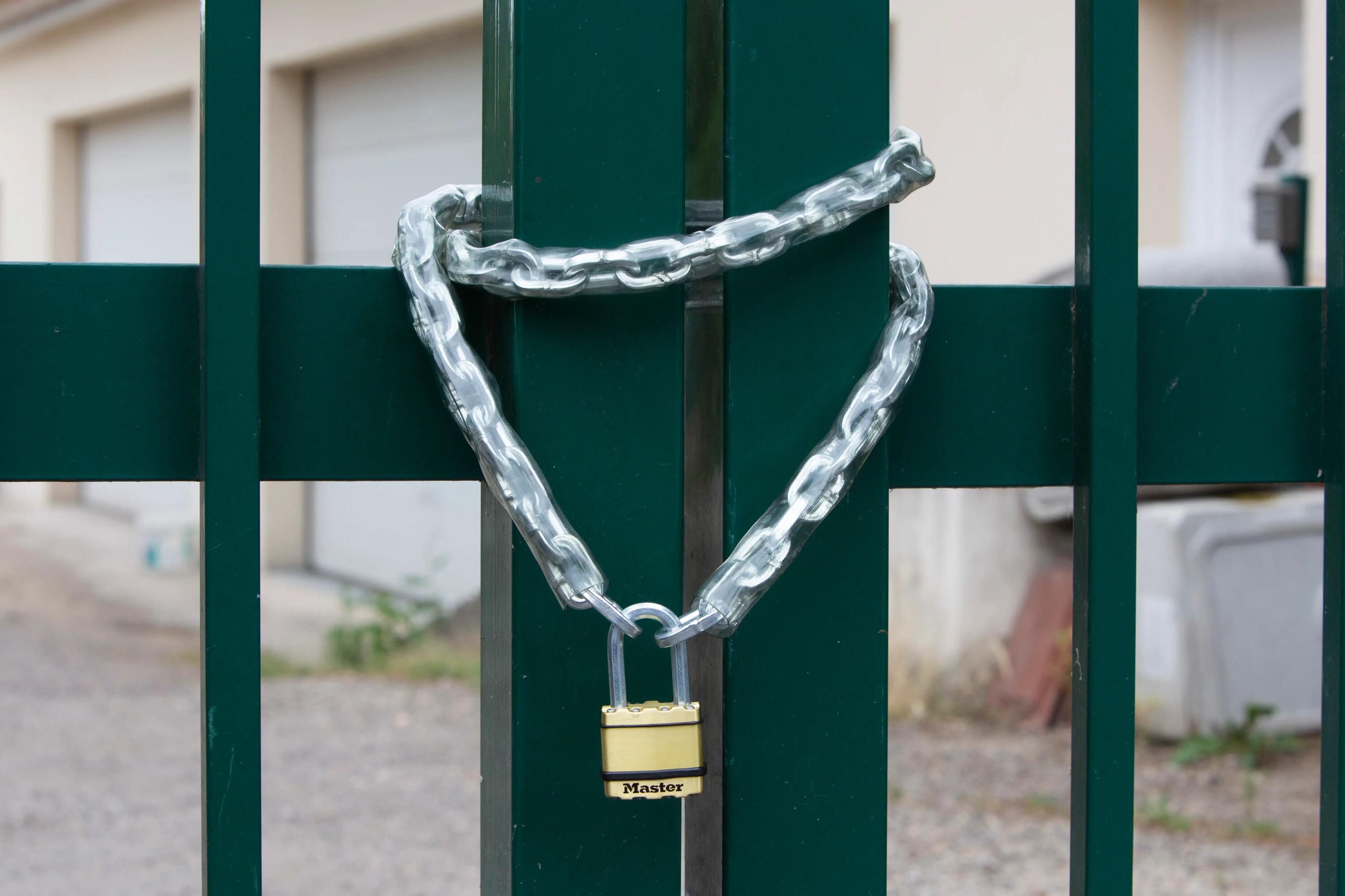 Cadenas Haute Sécurité [A Clé] [Acier Laminé + Finition Laiton] 3/3