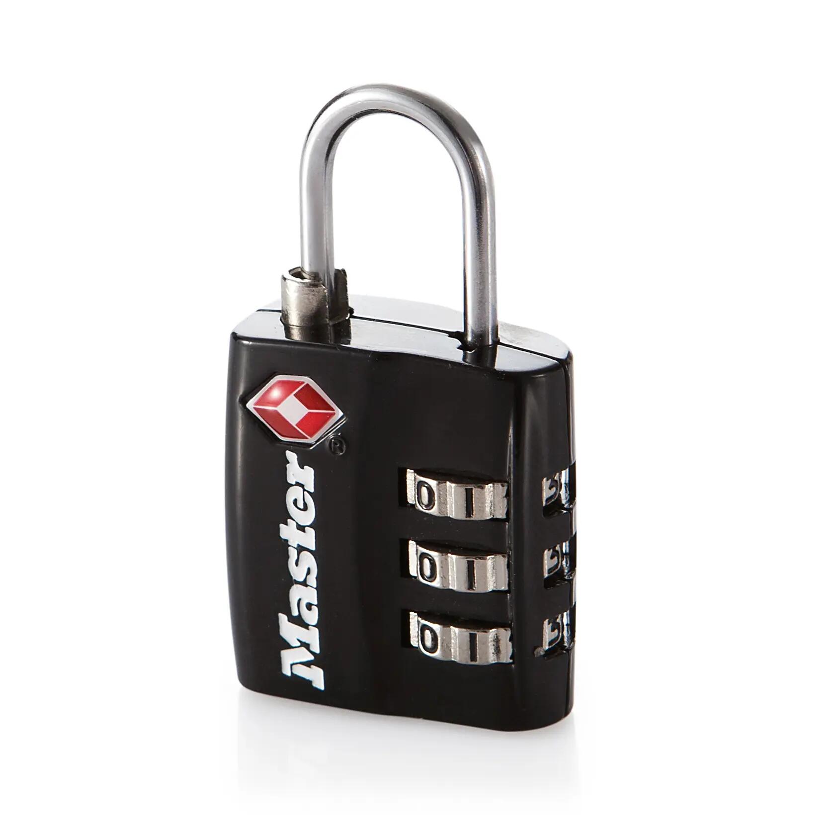 4680EURDBLK Cadenas à Combinaison TSA, Noir,  5,5 x 3 x 2,6 cm 2/2