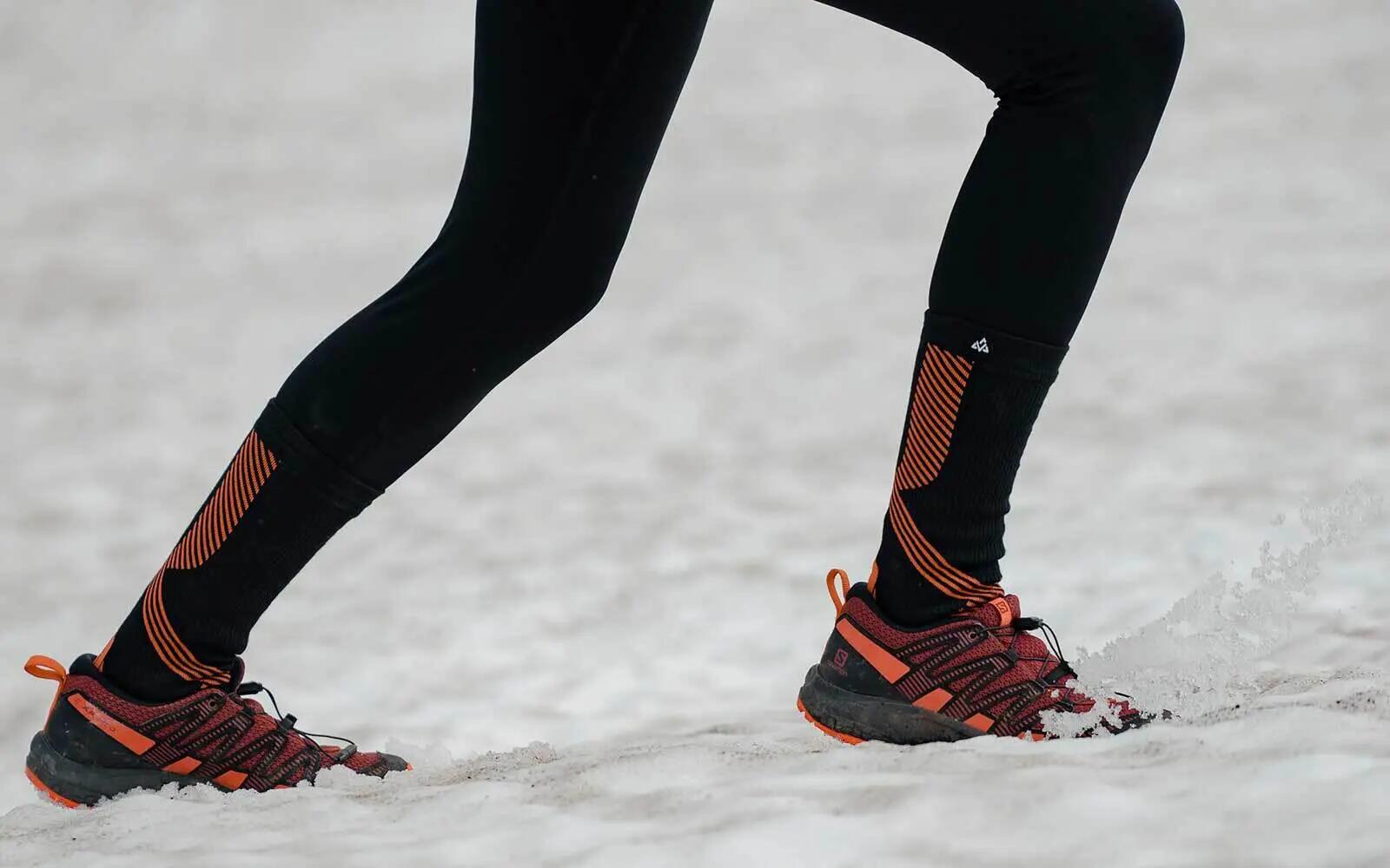 Chaussettes Imperméables Hautes MOUNTANIA en Laine Mérinos | Trek Temps Froid 5/5