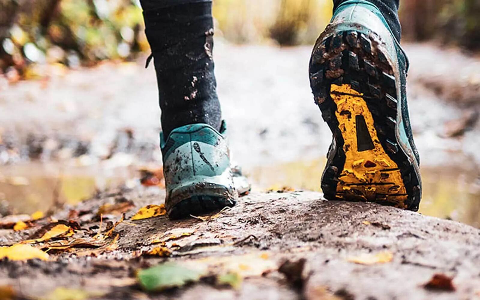 Chaussettes Imperméables TRAIL-DRY Vert kaki en Fibres de Bambou | Trail, Trek 7/8