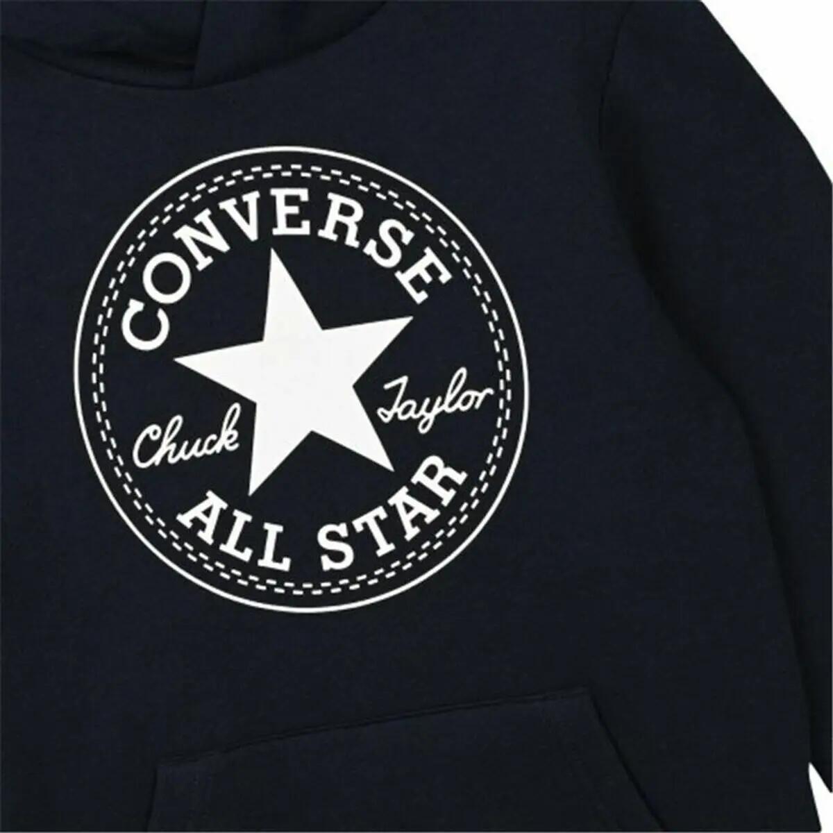 Felpa con cappuccio per bambini Converse Fleece CTP Core PO 4/4
