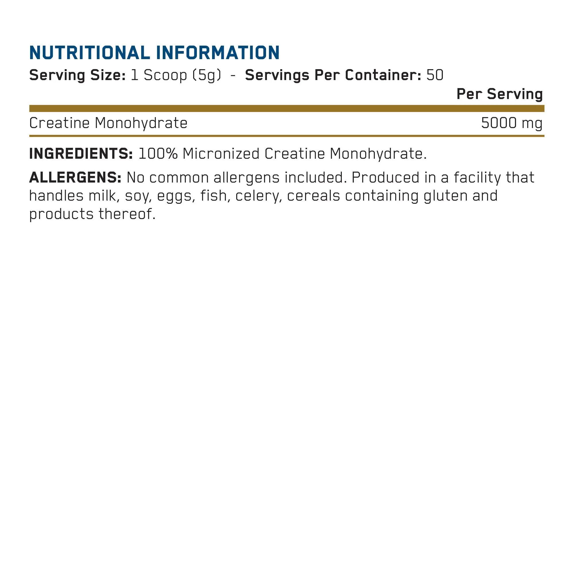 Applied Nutrition Creatine Monohydrate Micronized (250g) Unflavoured - Kreatin 6/7