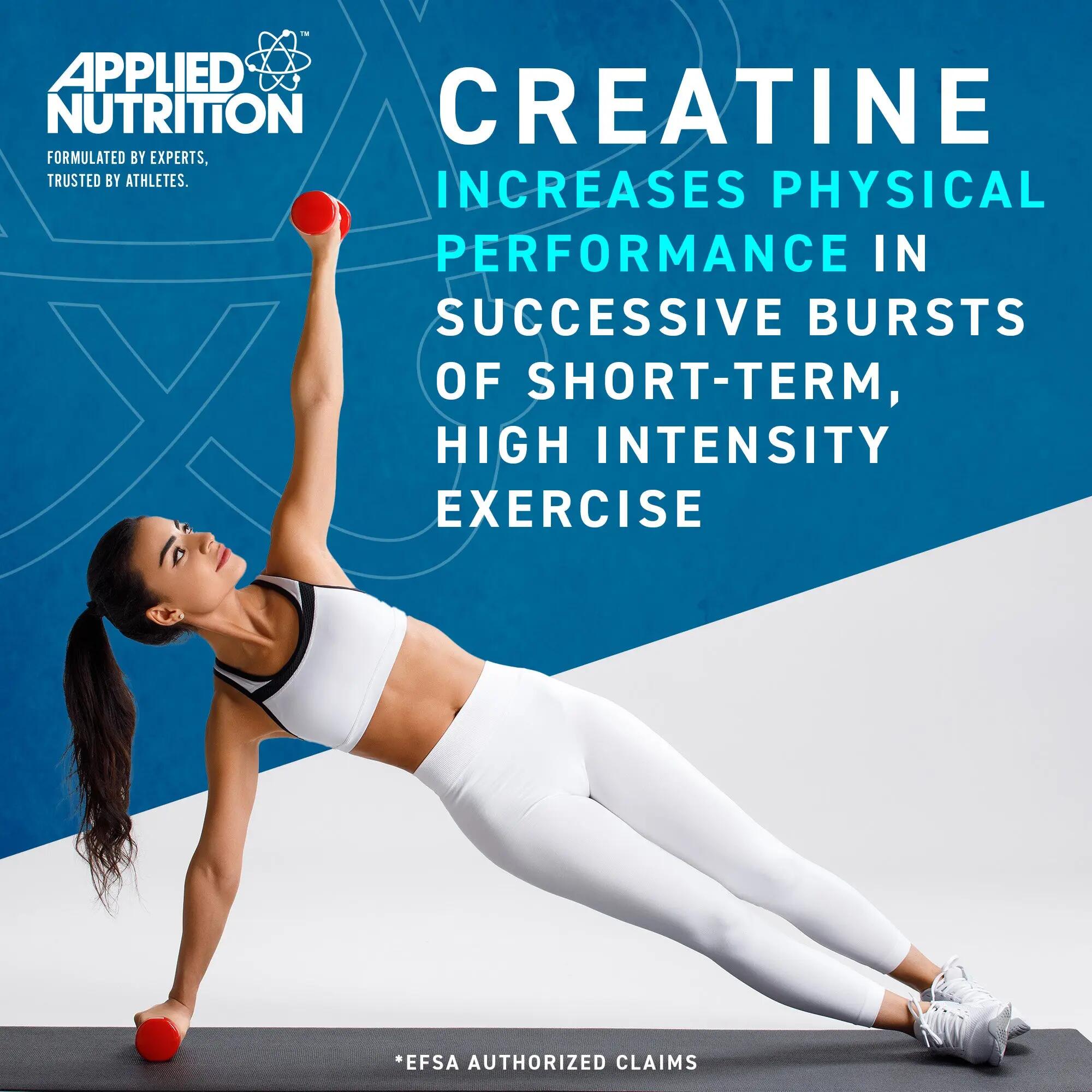 Applied Nutrition Creatine Monohydrate Micronized (250g) Unflavoured - Kreatin 4/7