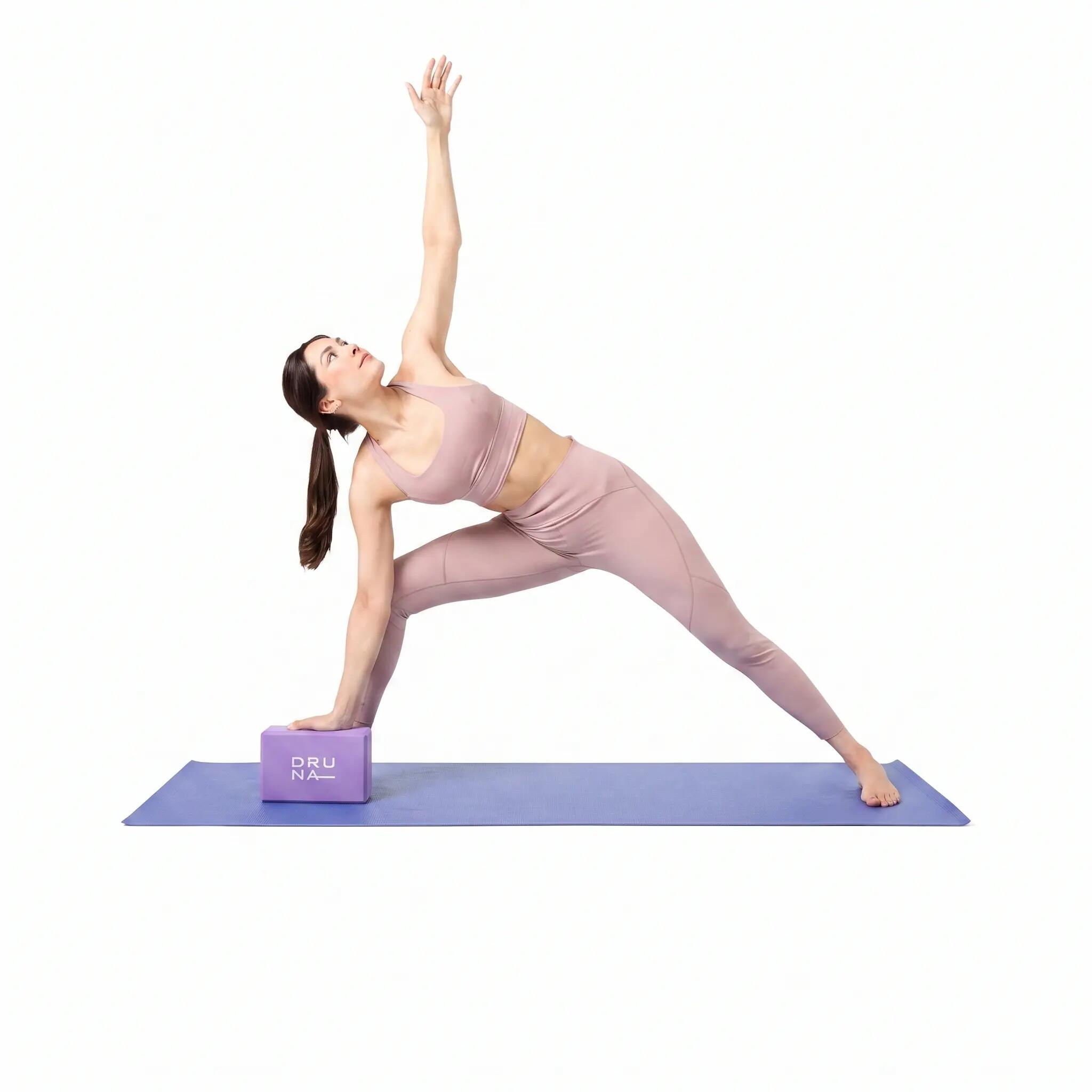 Yogablok INDIGO 22,8х15,2х7,6 cm 5/5