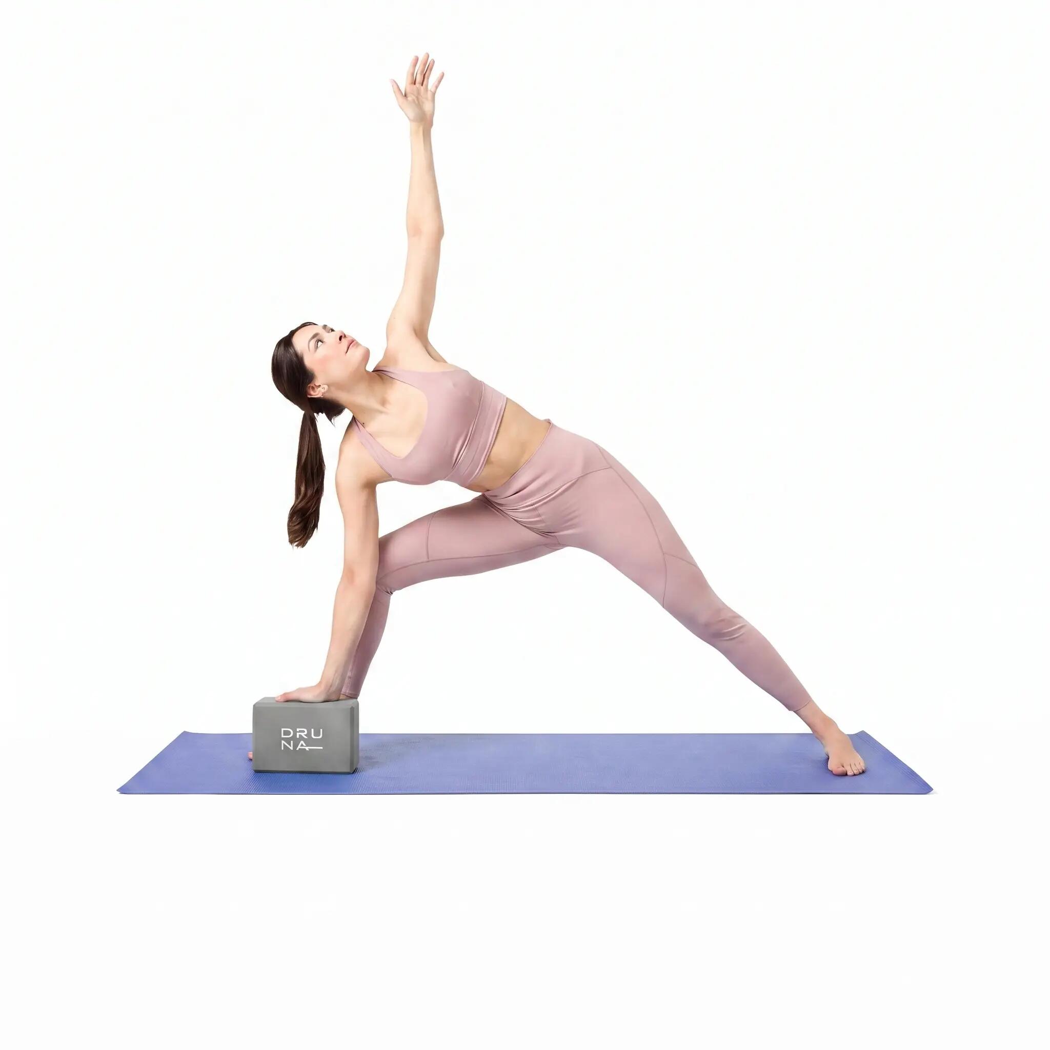 Yogablok INDIGO 22,8х15,2х7,6 cm 5/6
