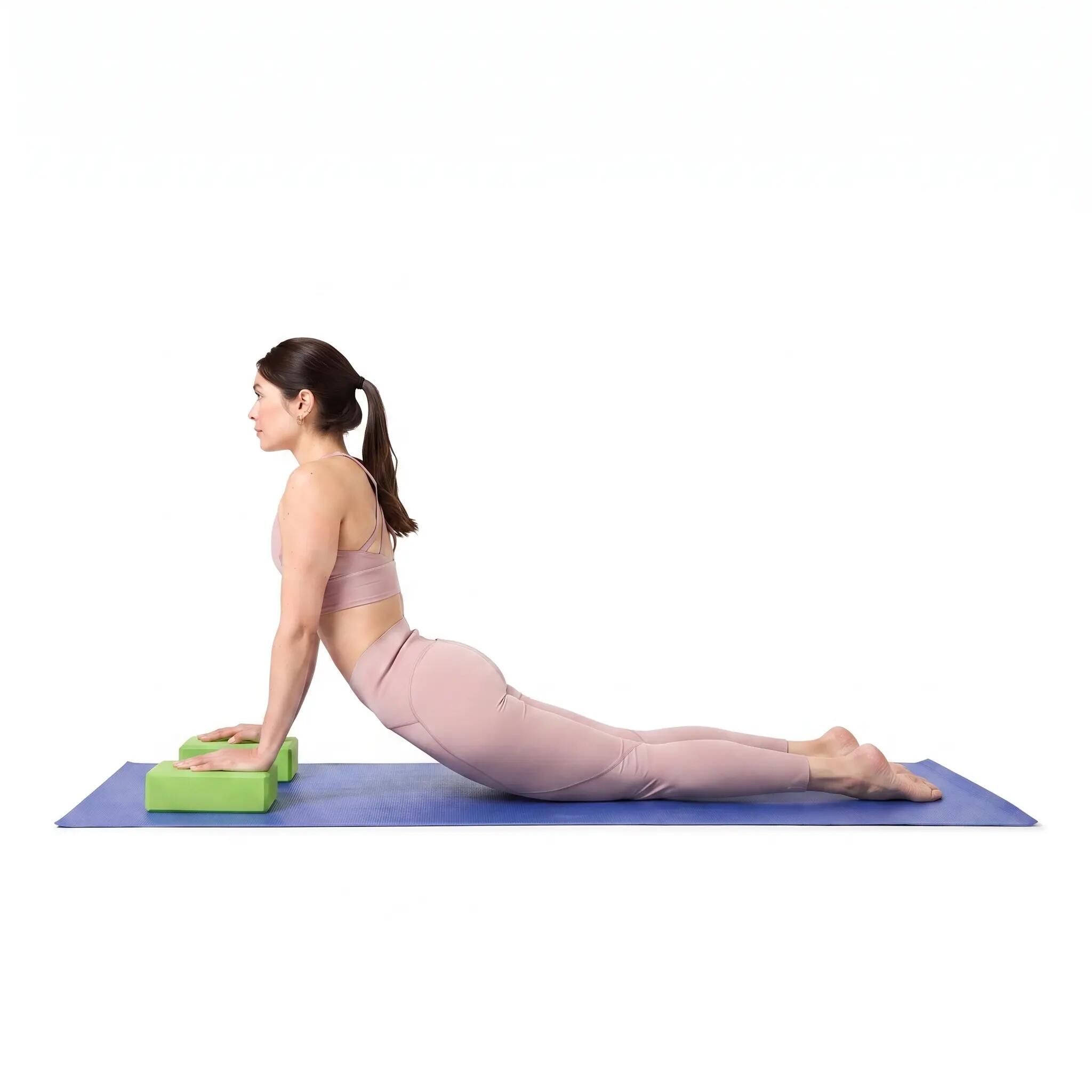 Bloque de Yoga INDIGO 22,8х15,2х7,6 cm Verde Claro 4/5