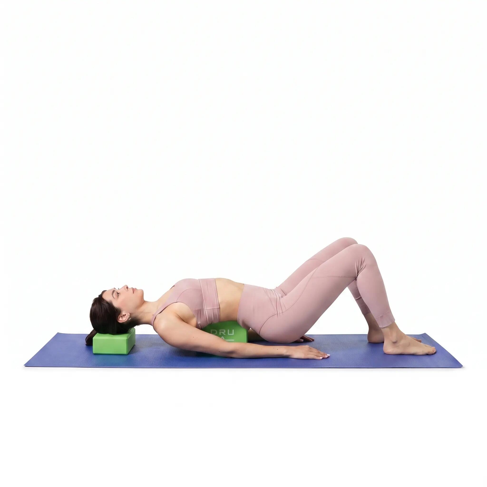 Bloque de Yoga INDIGO 22,8х15,2х7,6 cm Verde Claro 3/5