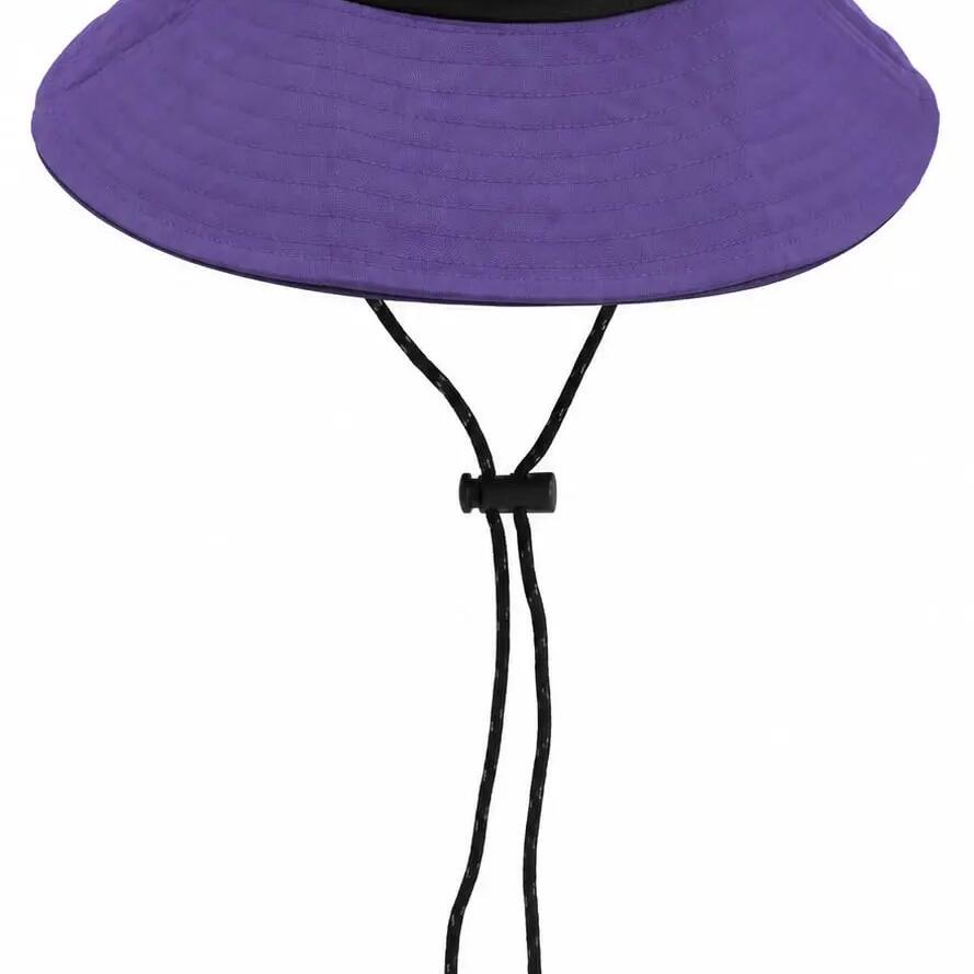 Waterproof trekking hat - breathable - one size fits all - foldable (Purple)