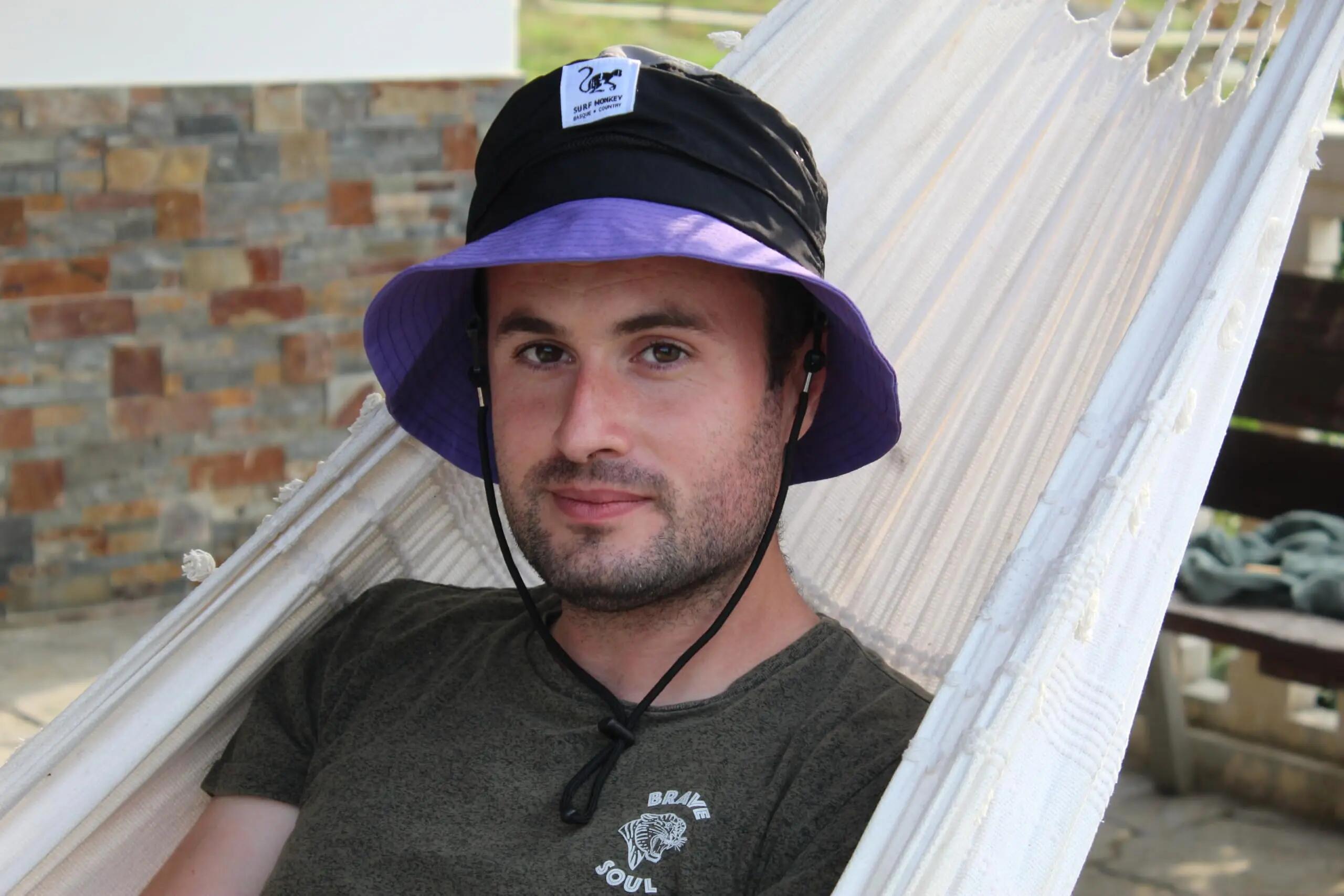 Chapeau de randonnée imperméable - respirant - taille unique - pliable (violet) 2/6