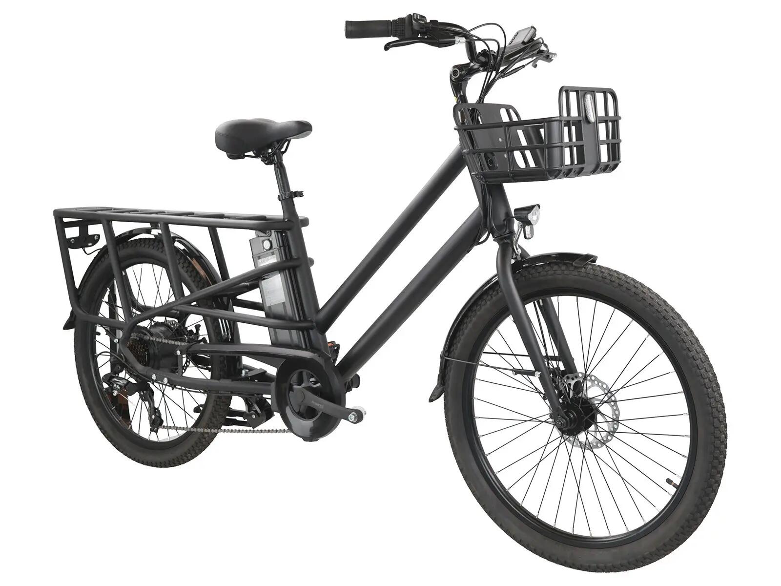 Vélo de transport Villette le Prolongé « longtail », noir 2/5