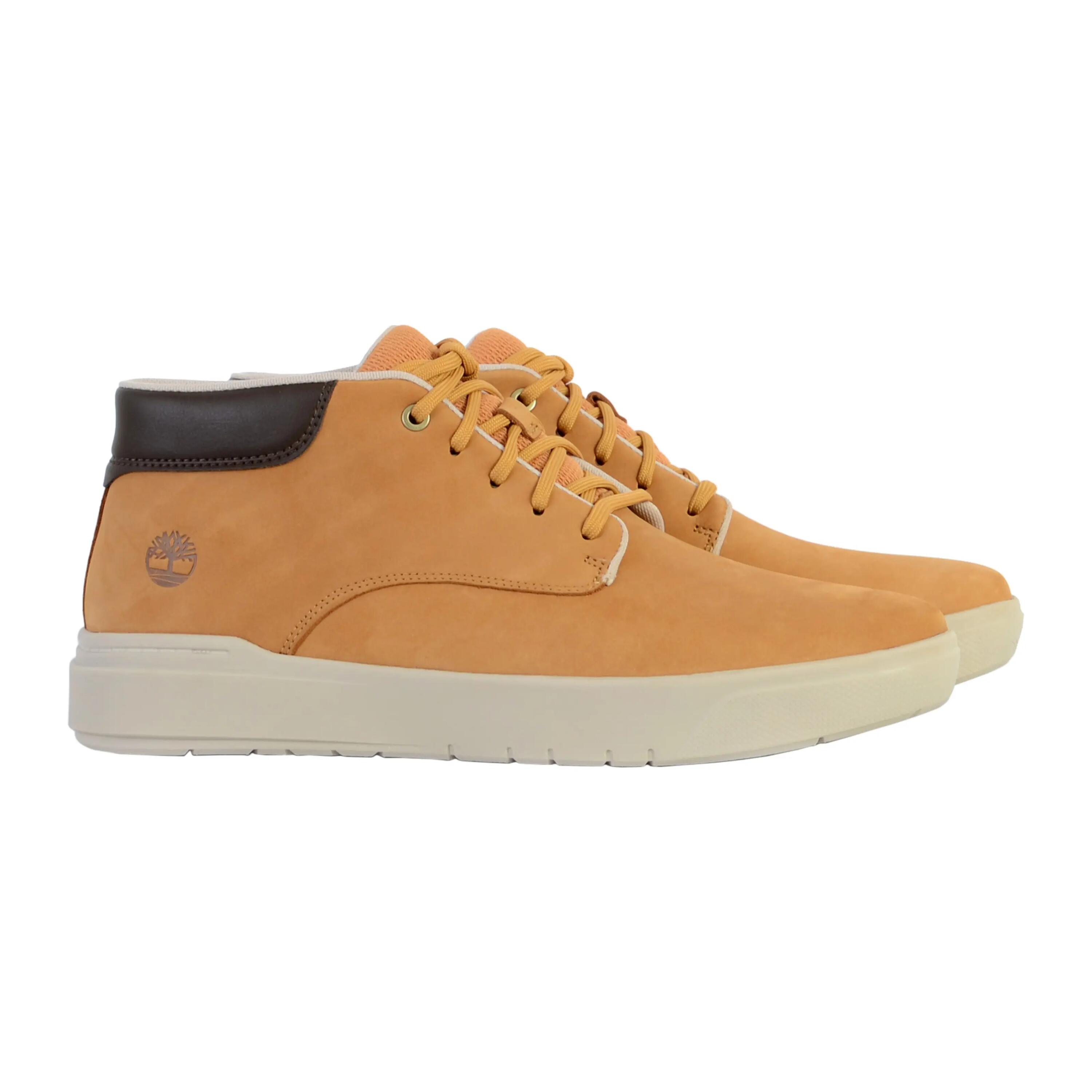 Chaussures casual enfant Timberland Seby Mid Lace Sneaker Wheat Marron 3/6