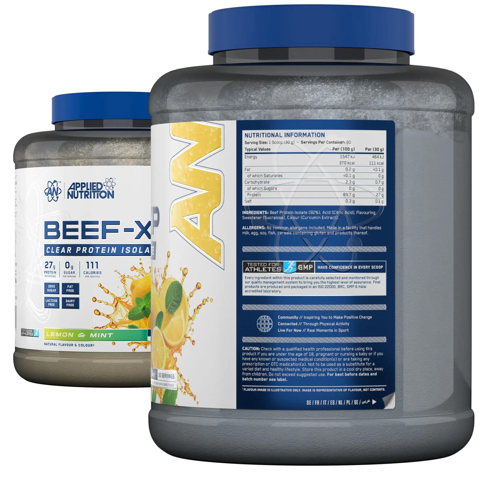 Applied Nutrition Beef-XP (1800g) Lemon & Mint - Eiweiße - Rindfleisch Protein 7/7