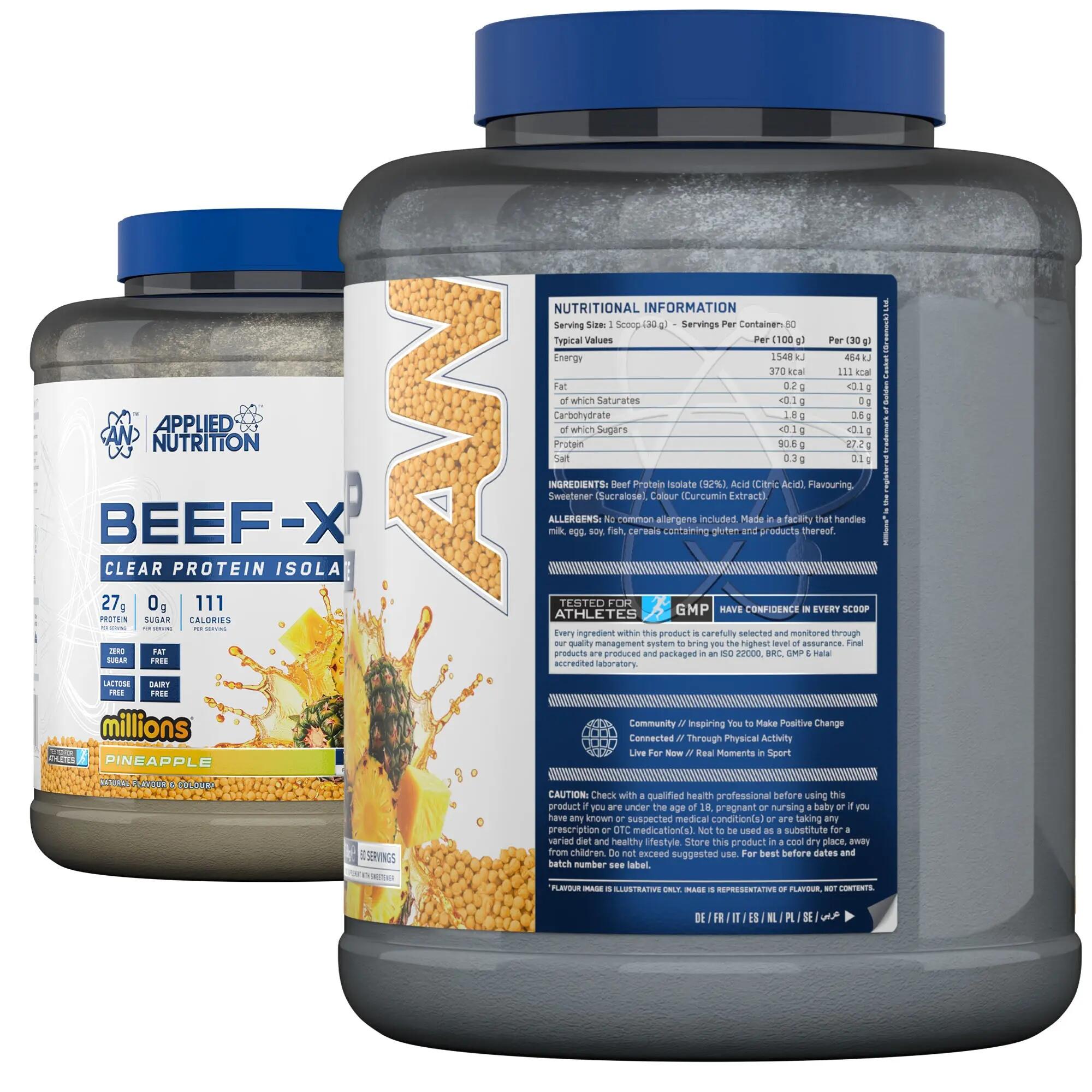 Applied Nutrition Beef-XP (1800g) Millions Pineapple - Proteínas 7/7