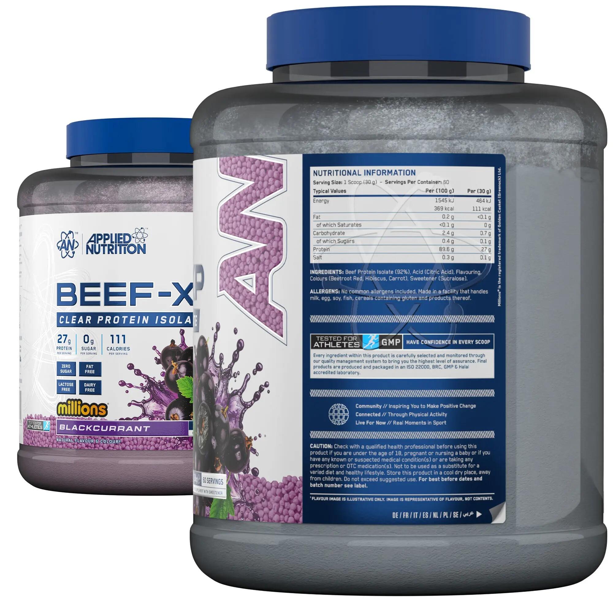Applied Nutrition Beef-XP (1800g) Millions Blackcurrant - Eiwitten - Rund-eiwit 7/7
