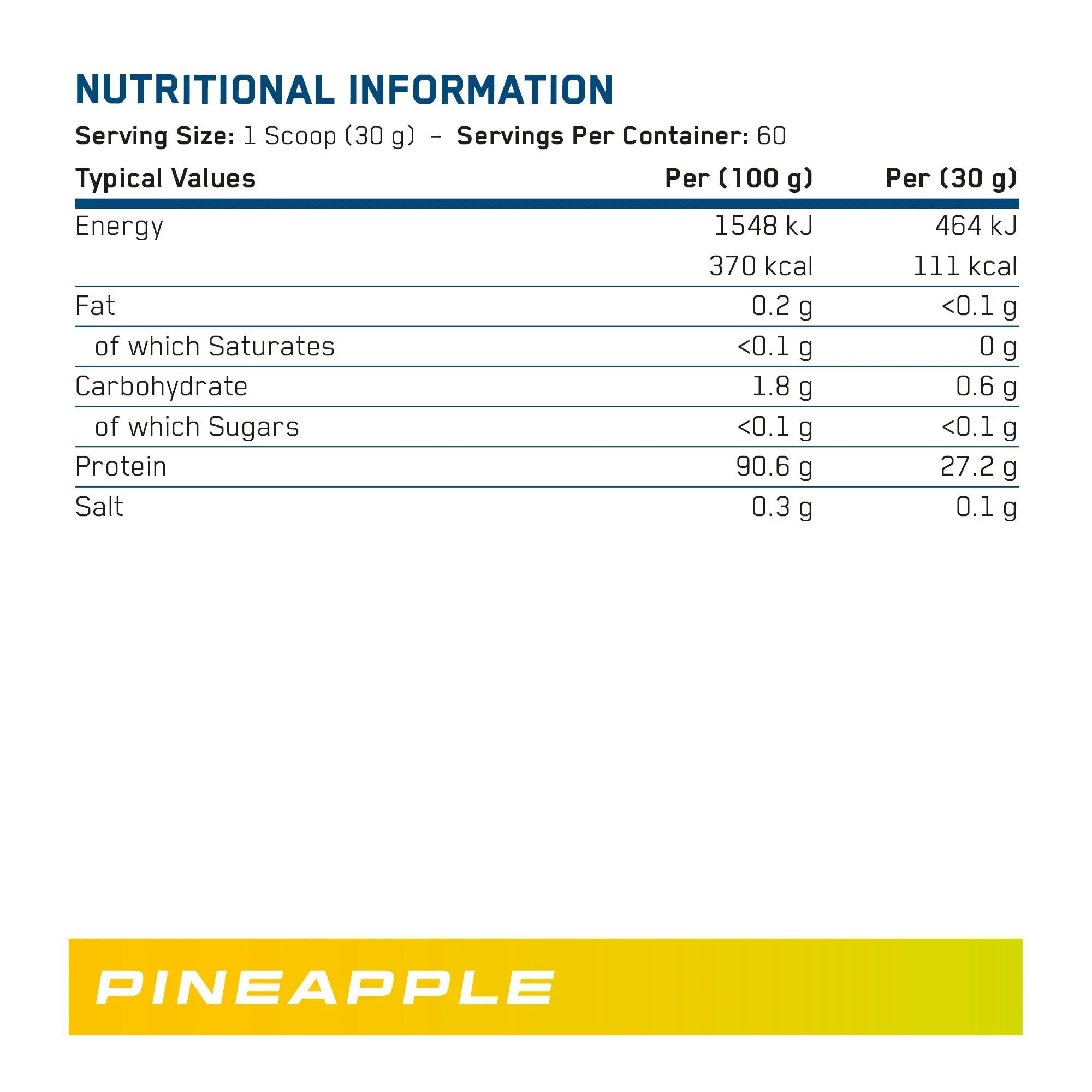 Applied Nutrition Beef-XP (1800g) Millions Pineapple - Proteínas 6/7