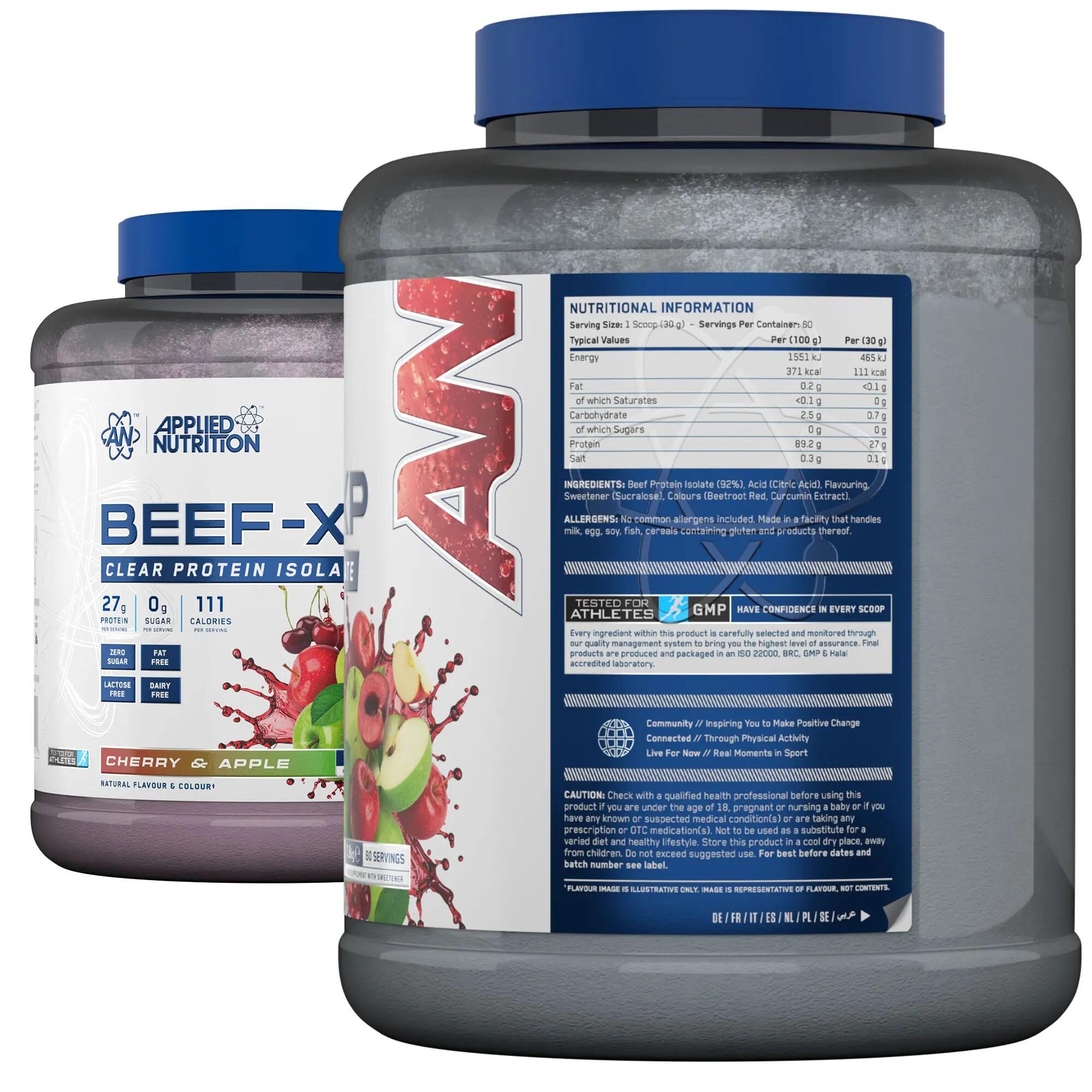Protéine de bœuf - Beef-XP Clear Beef Protein - Cerise et Pomme 7/7