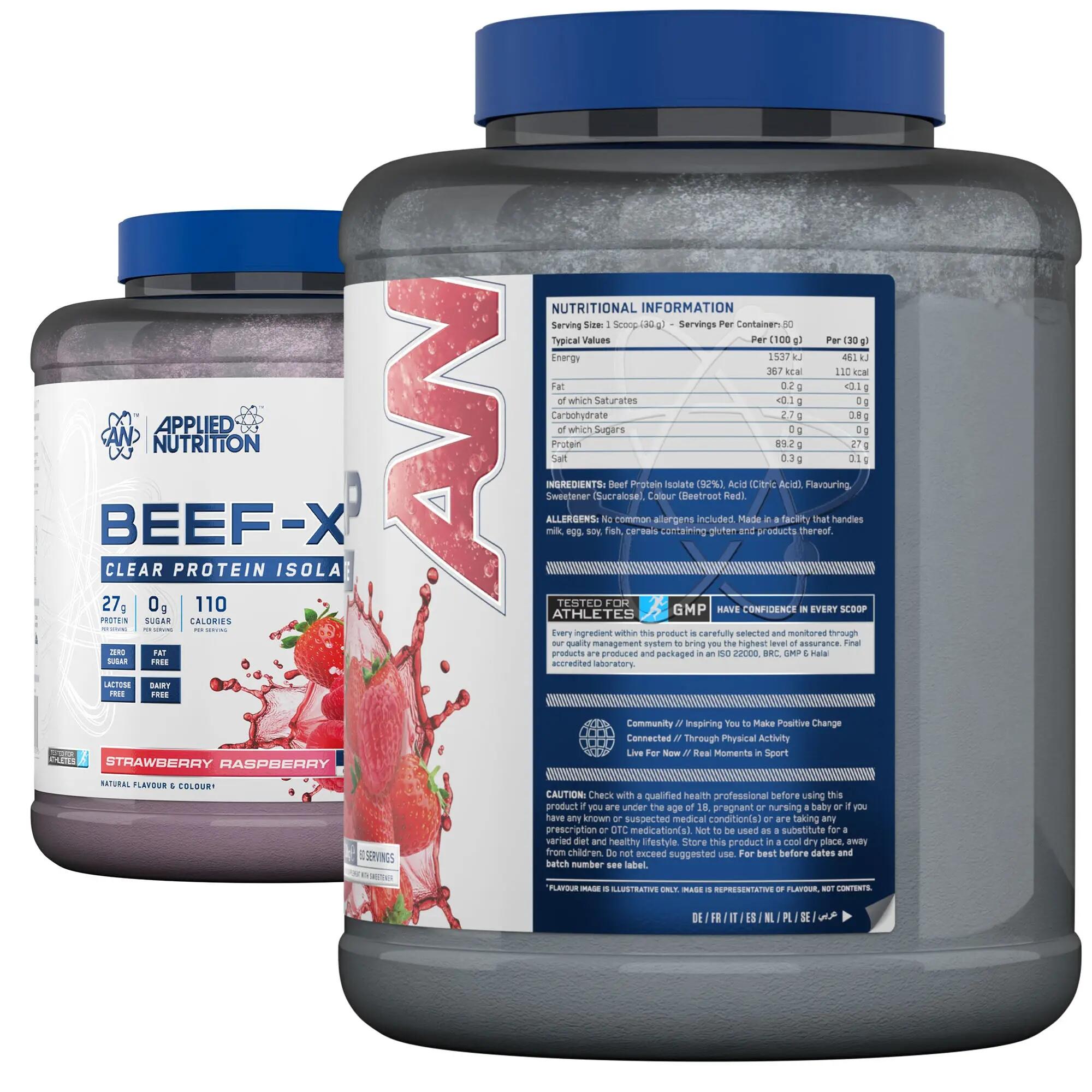 Proteine del manzo - Beef-XP Clear Beef Protein - Fragola e Lampone 7/7