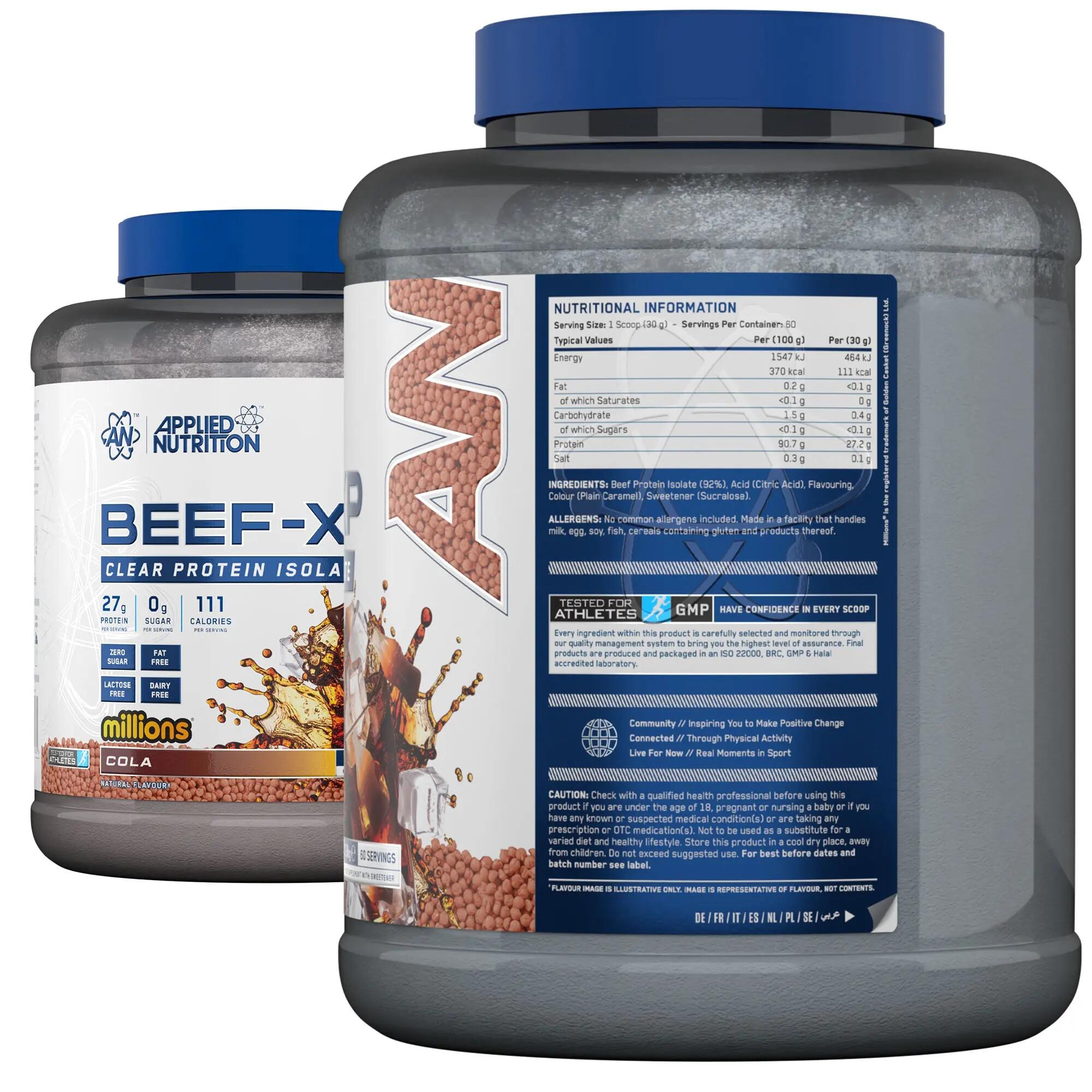 Applied Nutrition Beef-XP (1800g) Millions Cola - Eiwitten - Rund-eiwit 7/7