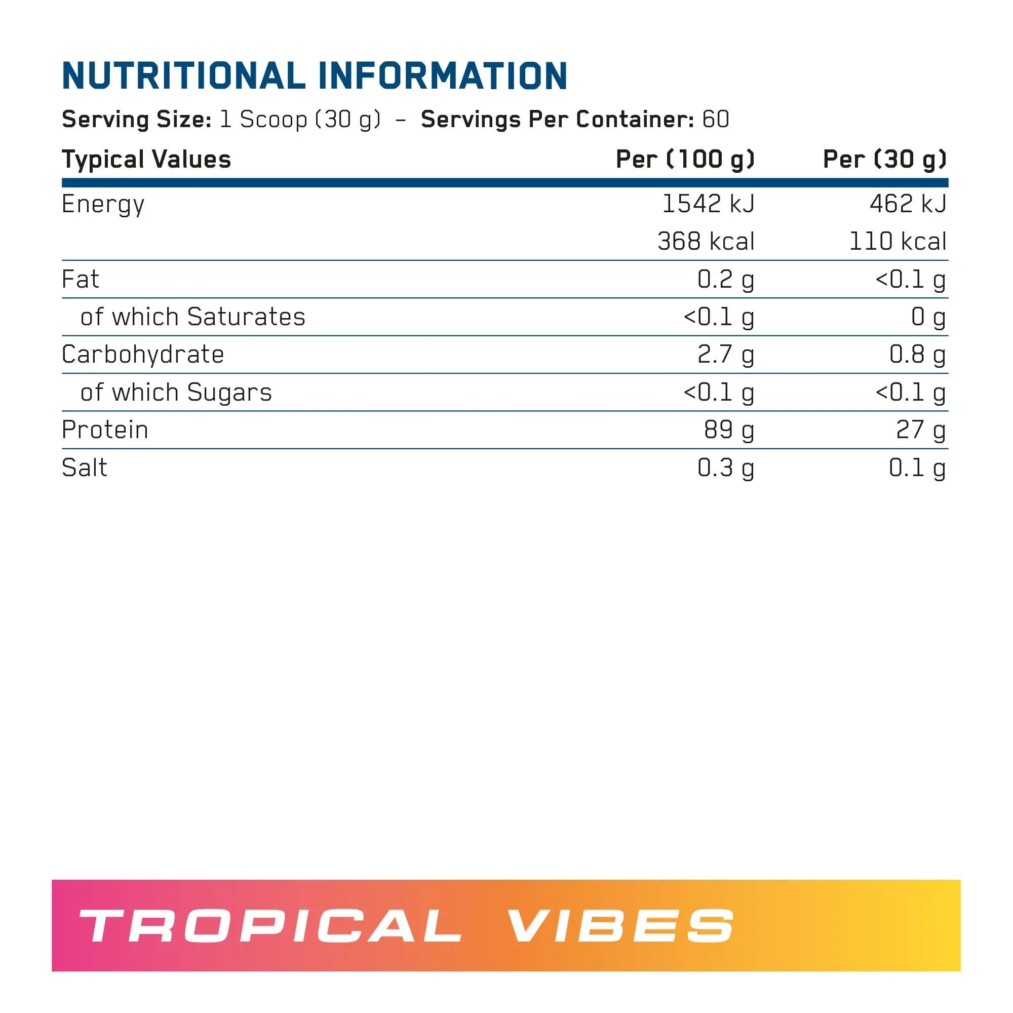 Applied Nutrition Beef-XP (1800g) Tropical Vibes - Eiwitten - Rund-eiwit 6/7