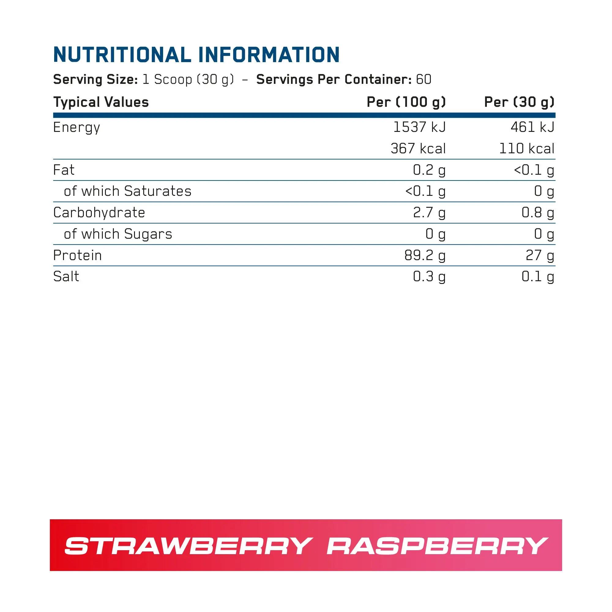 Proteine del manzo - Beef-XP Clear Beef Protein - Fragola e Lampone 6/7