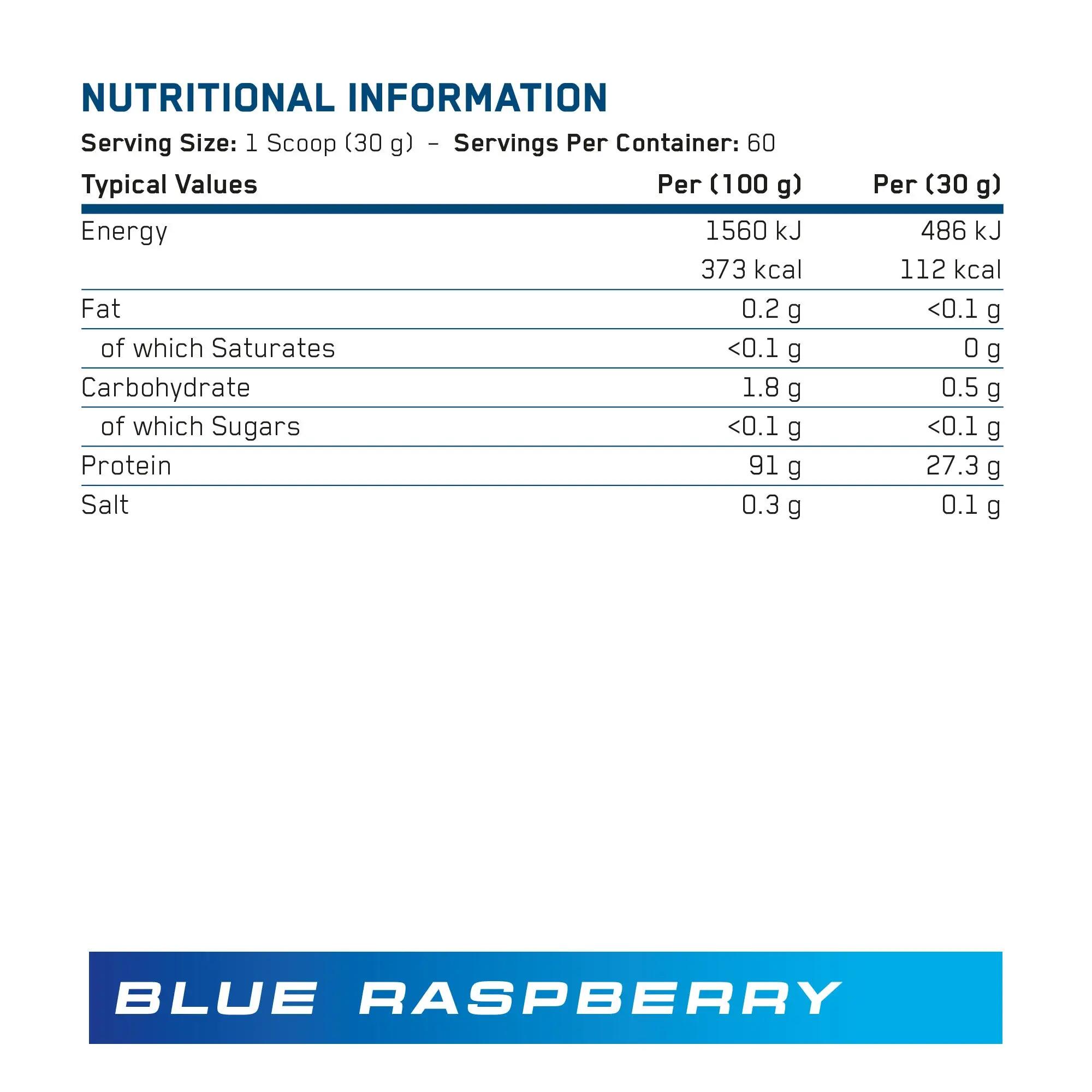 Applied Nutrition Beef-XP (1800g) Blue Raspberry - Proteínas 6/7