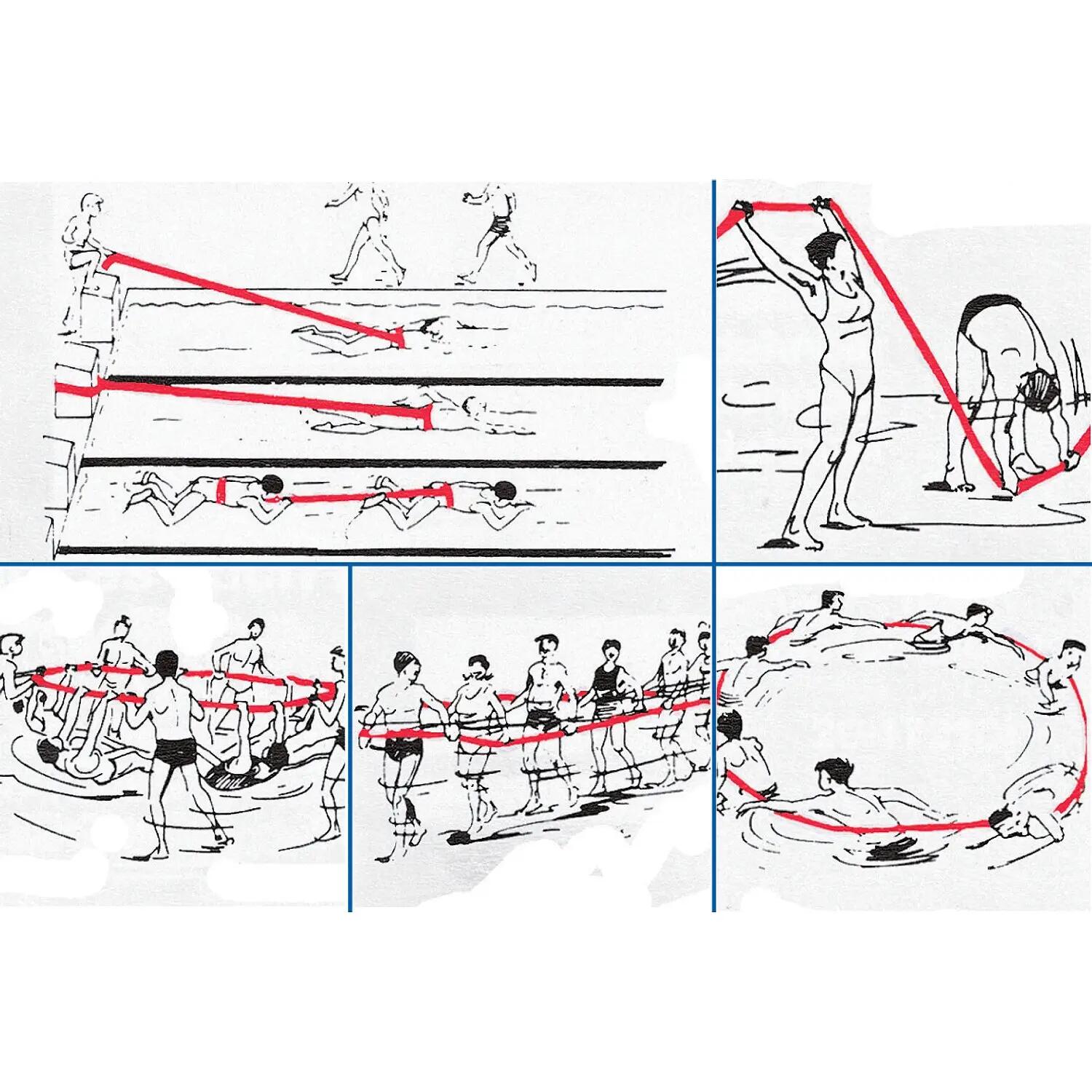Widerstandsband Lang, 8 m Fitness / Krafttraining Unisex 5/6