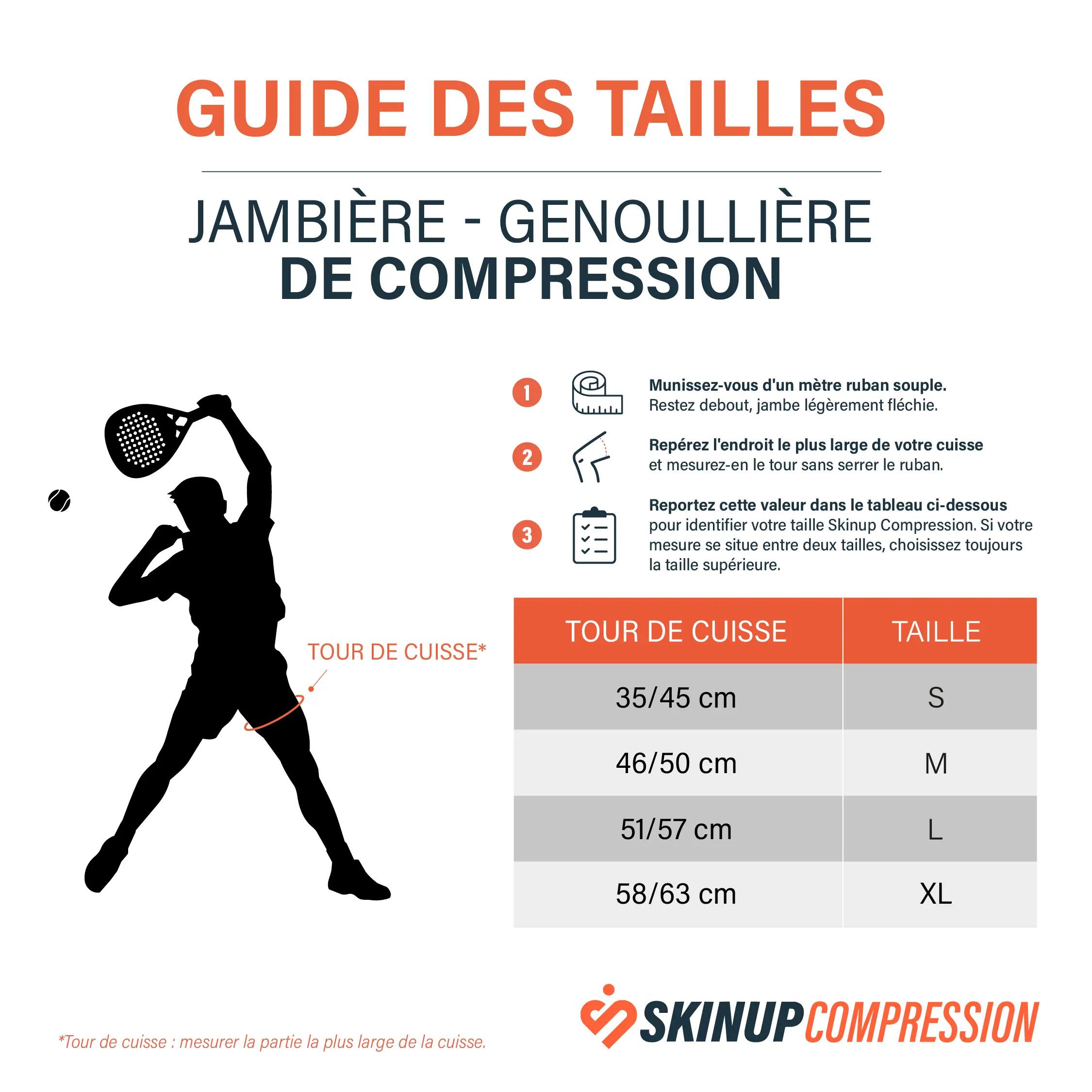 2er-Pack Kompressions-Bein-/Kniebandagen – SKINUP Sport 7/7