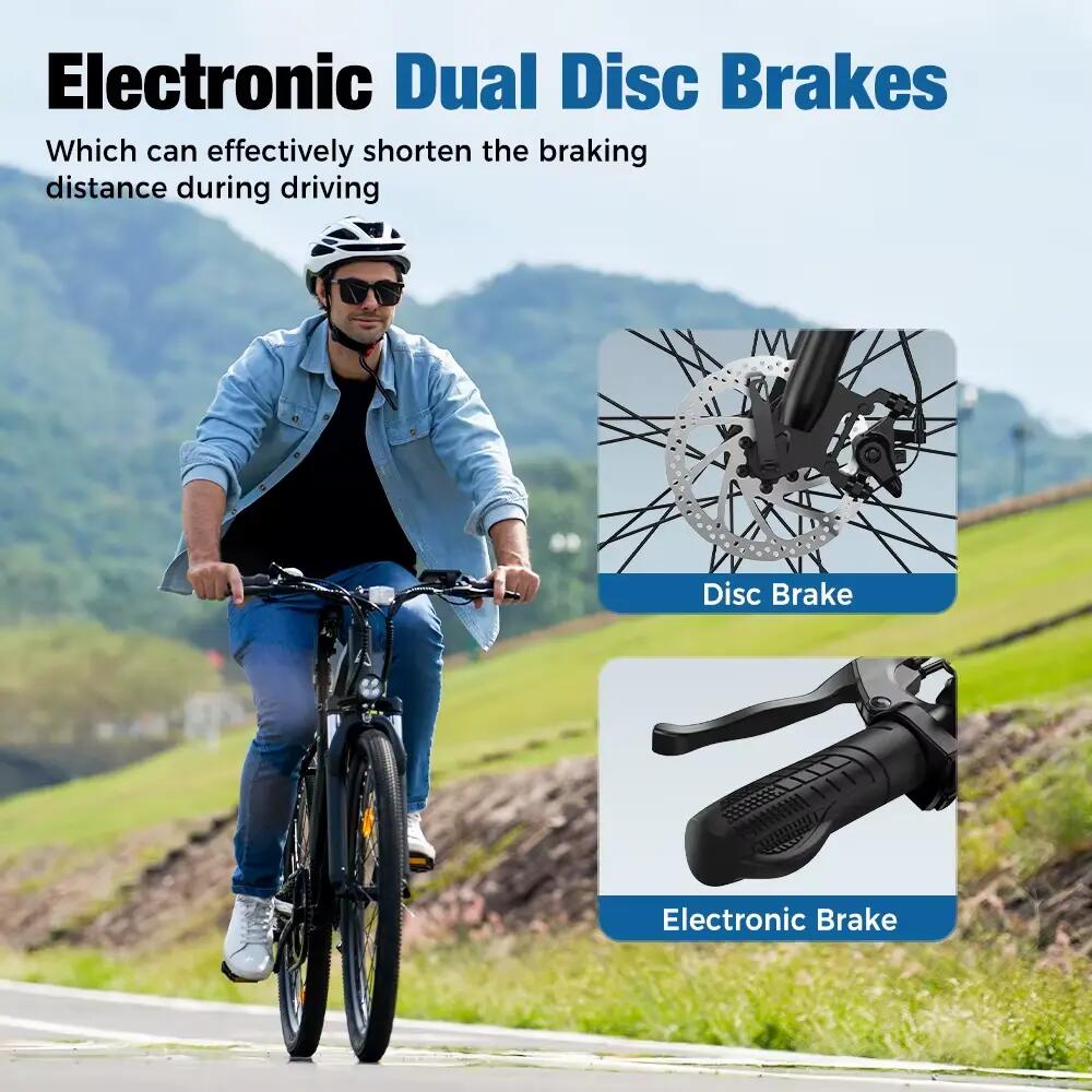Bicicletta elettrica iScooter EB3, motore da 250 W, batteria da 36 V 10,4 Ah. 5/7
