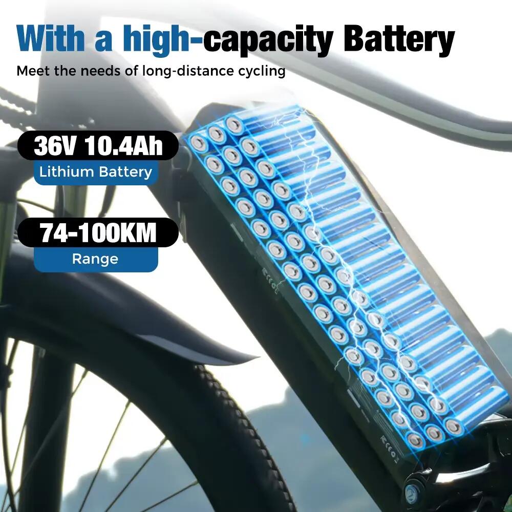 Bicicletta elettrica iScooter EB3, motore da 250 W, batteria da 36 V 10,4 Ah. 4/7
