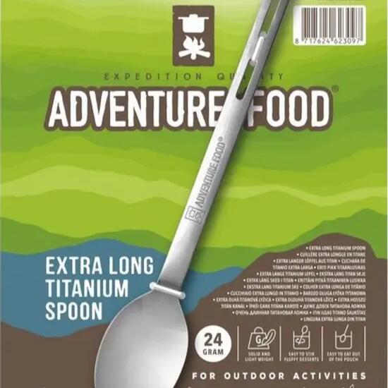 Adventure Food Extra-Long Titanium Spoon 21.7 cm