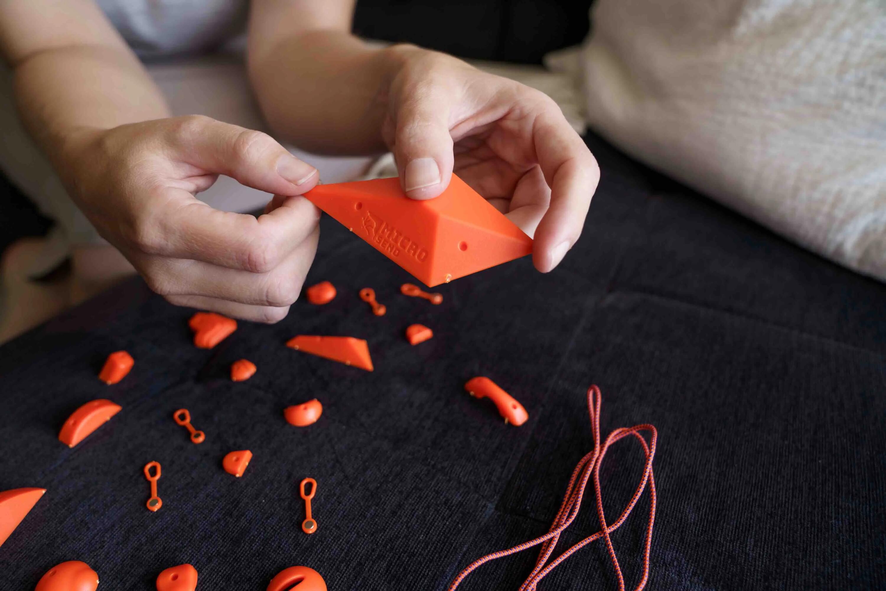 Matador MicroSend magnetisches Mini-Kletterset orange 7/7
