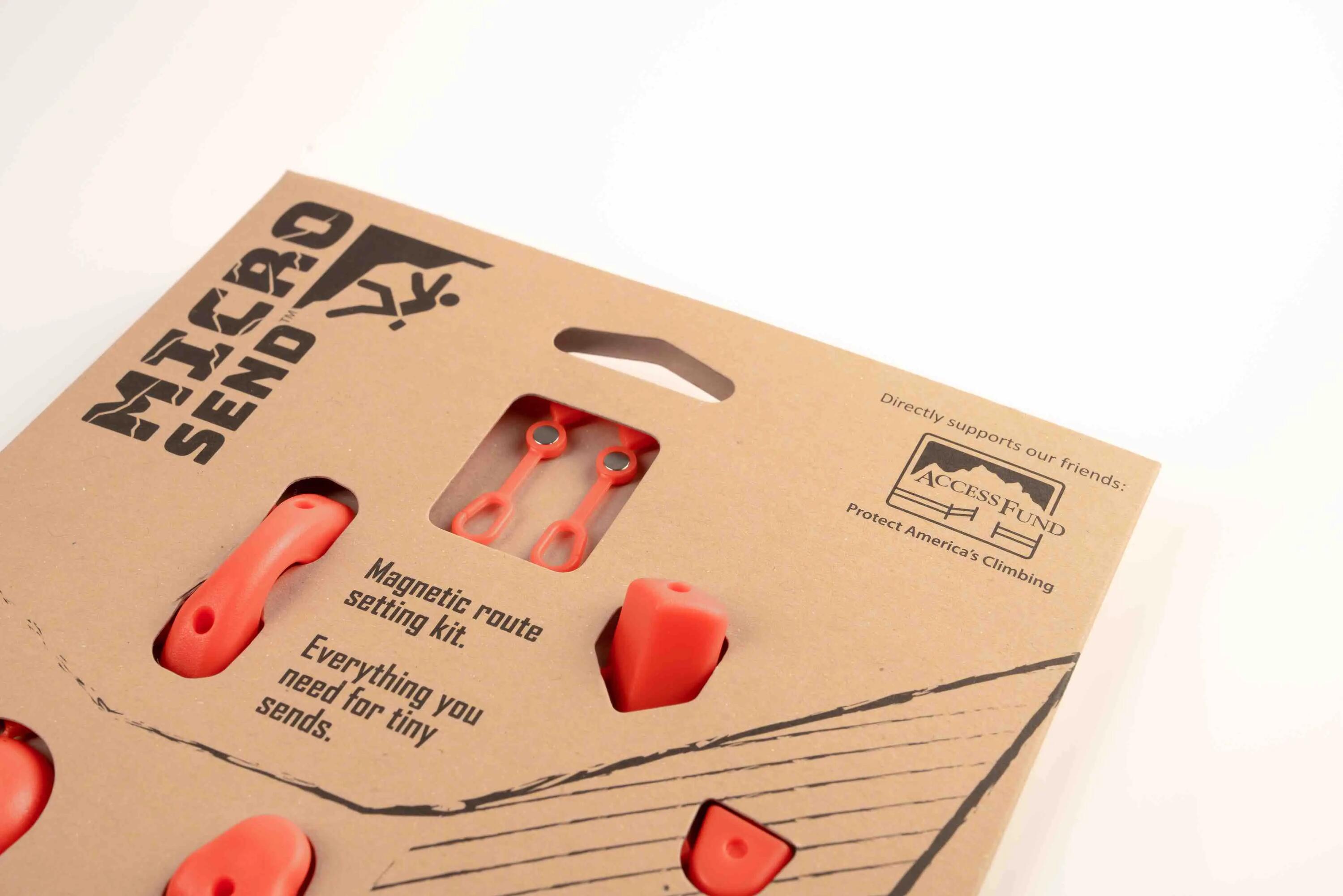 Matador MicroSend magnetisches Mini-Kletterset orange 2/7