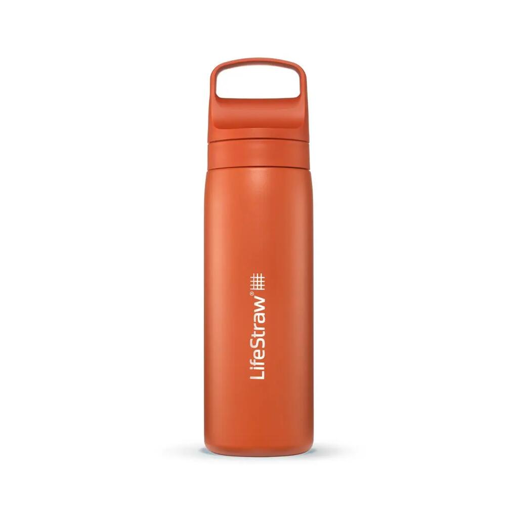 LifeStraw Go Steel 500 ml Insulated Water Bottle with 2-Stage Filter