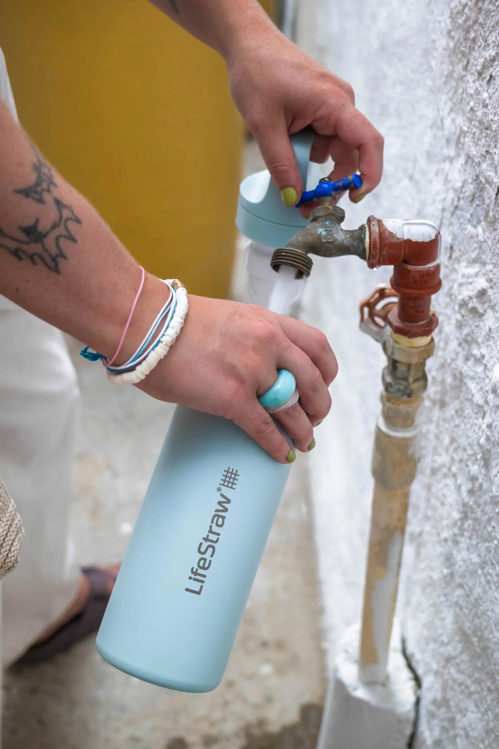 LifeStraw Go Acciaio Inox 500 ml Seafoam 6/7