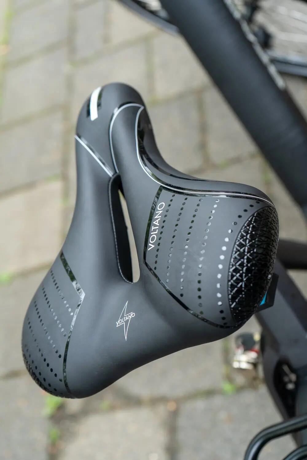 Voltano Fietszadel Essence - Zwart - Unisex - Breed - Gel Zadel 2/7