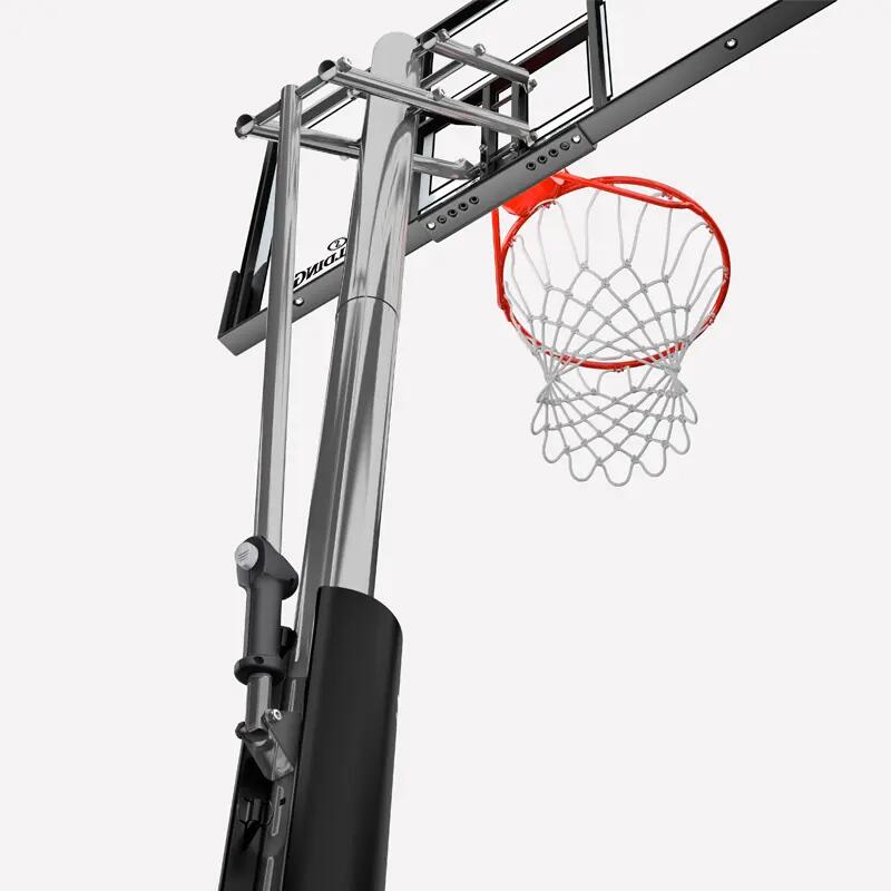 Kosz do koszykówki SPALDING TF Silver na regulowanym stojaku od 2,28m do 3,05m 4/5