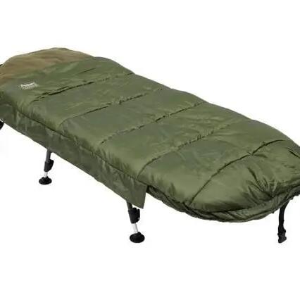 Комплект пат Prologic Camo със спален чувал Avenger S, 6 крака, 190x70 см