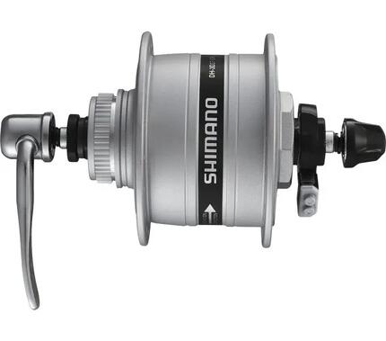 Moyeu dynamo HD-3D37 3 Watt - 36 trous - Center-Lock - blocage rapide - argent
