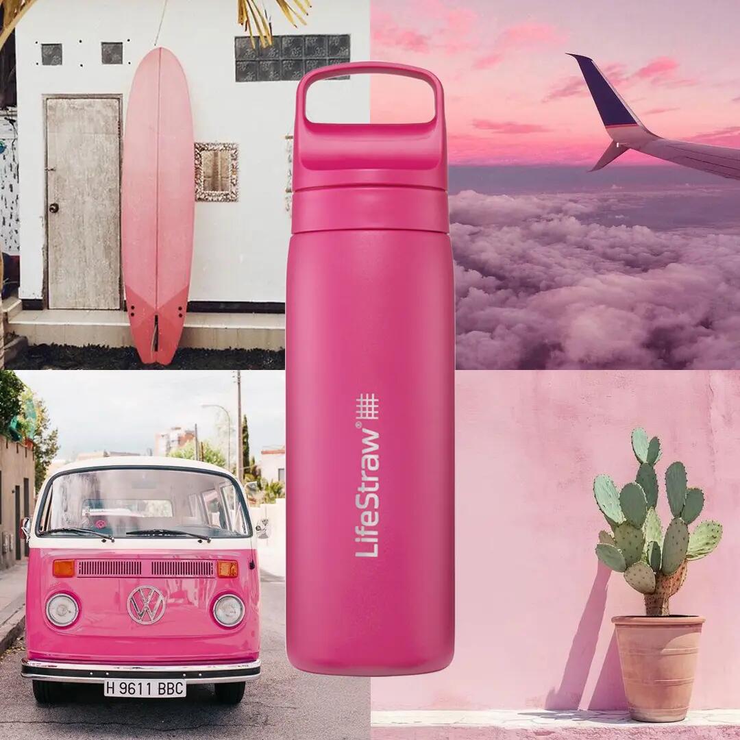 LifeStraw Go Steel 700 ml, Orchid Pink 3/6