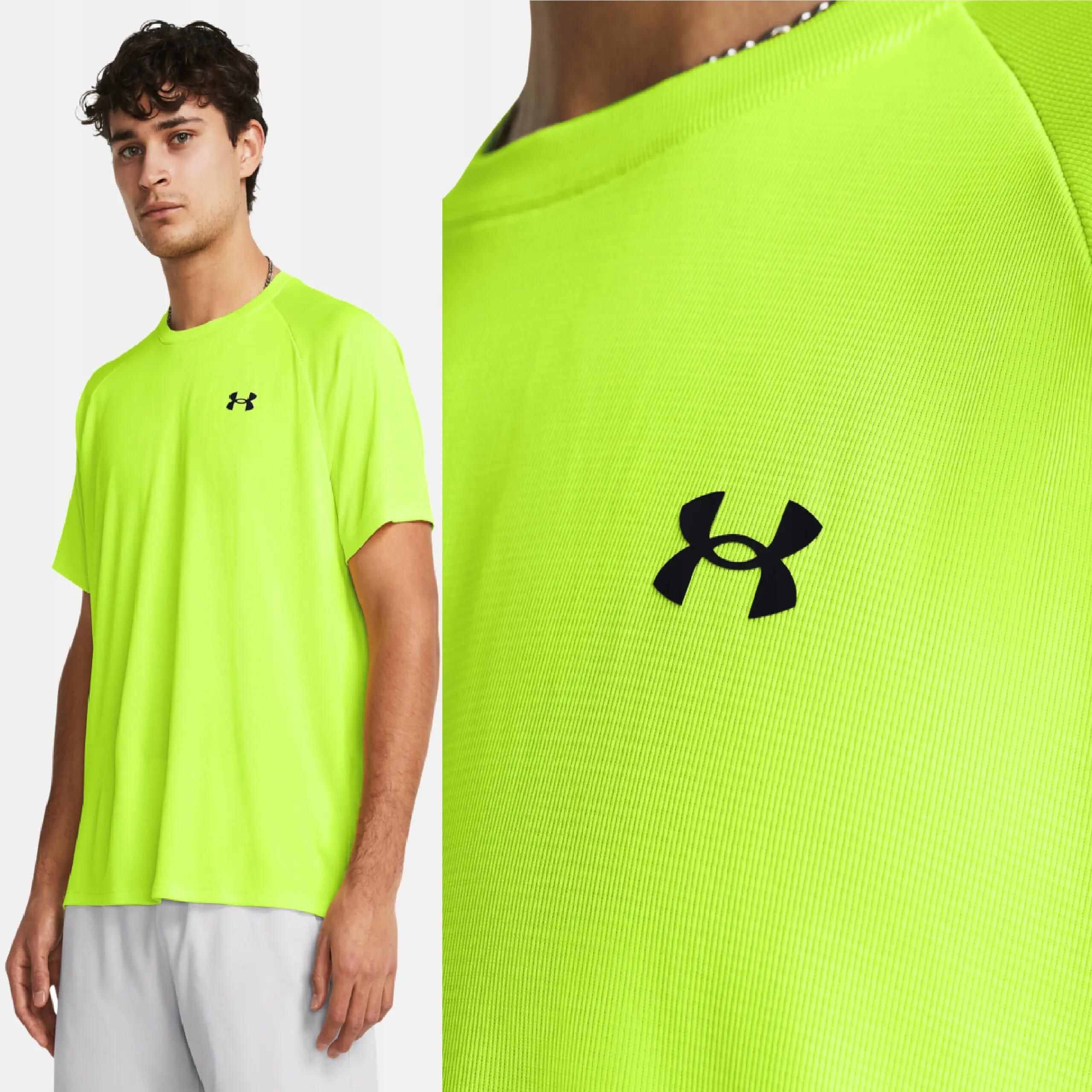 Maglietta Uomo Under Armour Giallo Texturizzato 7/8