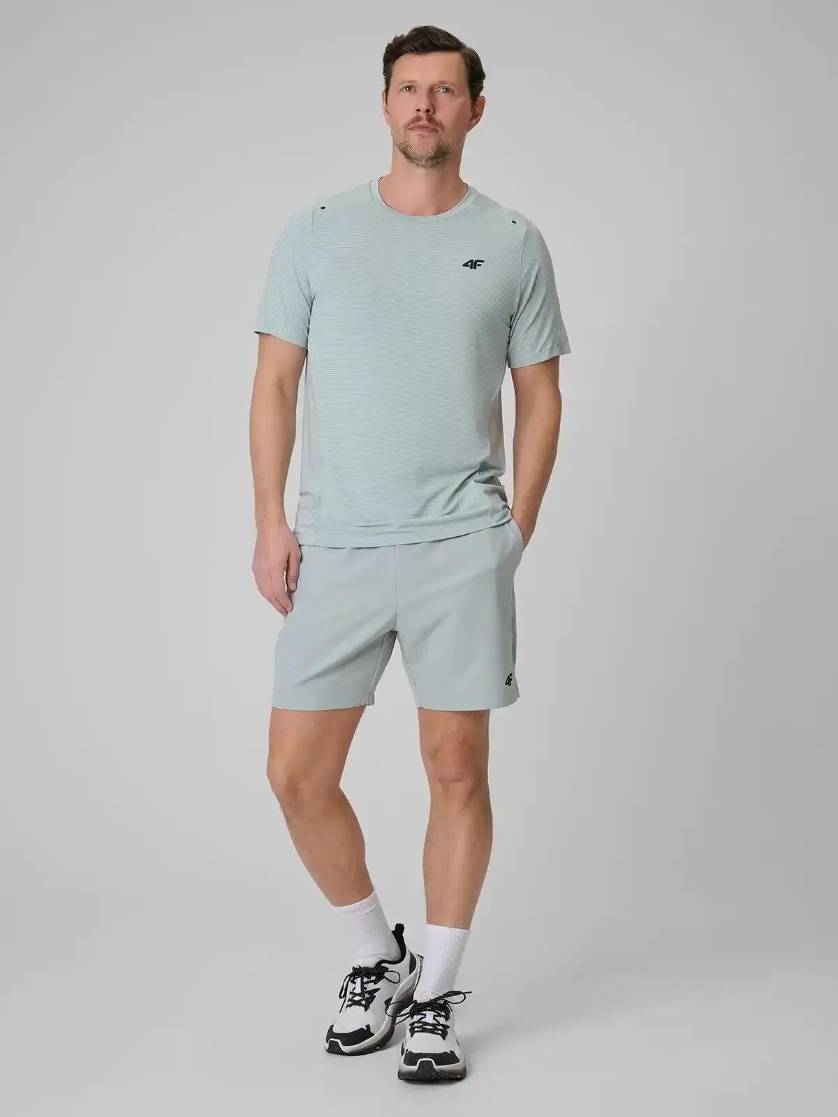 KOSZULKA ROWEROWA 4F T-SHIRT MĘSKI TRENINGOWY SZYBKOSCHNĄCY 8/9
