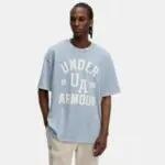 T-SHIRT MĘSKI OVERSIZE UNDER ARMOUR M HW VARSITY 4/4