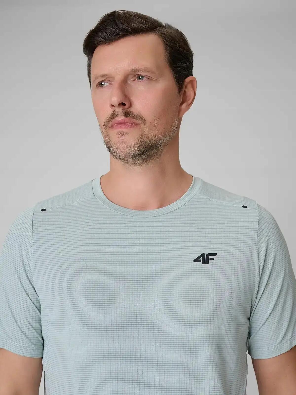 KOSZULKA ROWEROWA 4F T-SHIRT MĘSKI TRENINGOWY SZYBKOSCHNĄCY 5/9