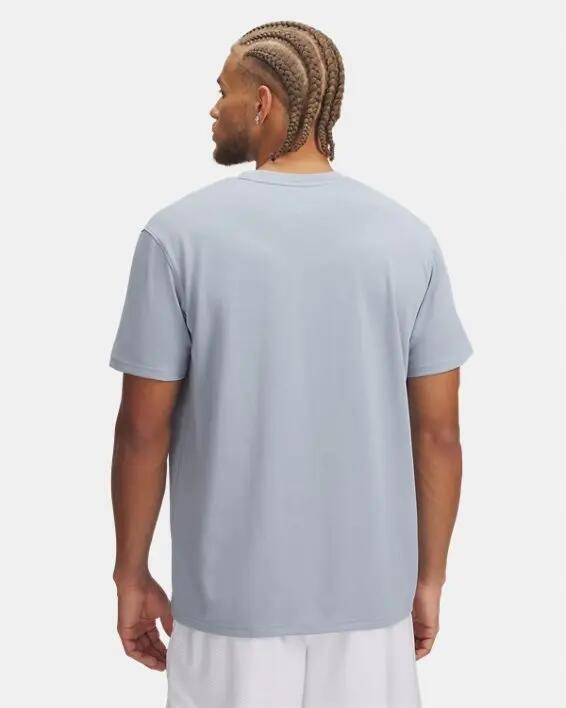 T-SHIRT MĘSKI OVERSIZE UNDER ARMOUR M LOGO EMB 2/4
