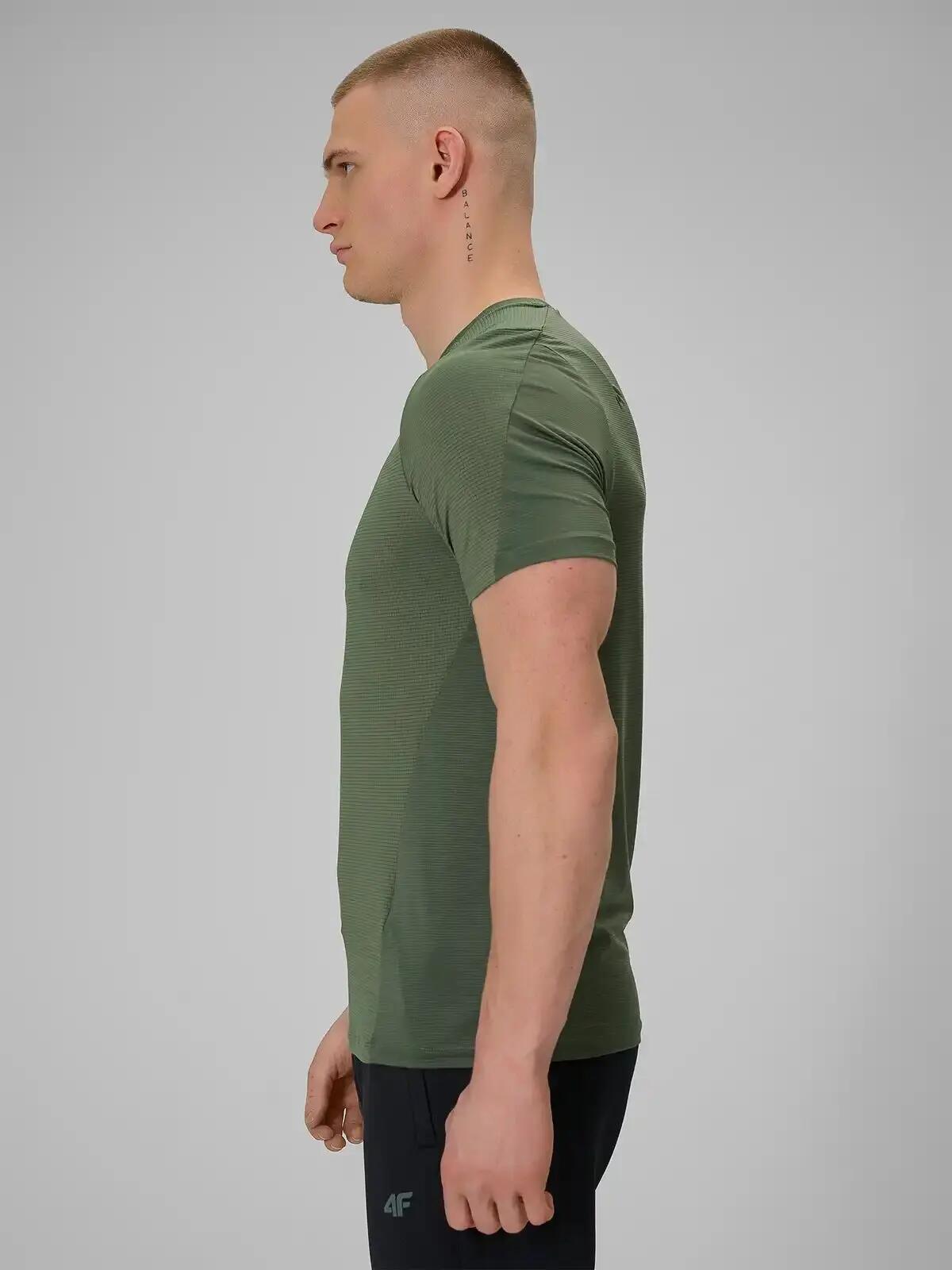 KOSZULKA ROWEROWA 4F T-SHIRT MĘSKI TRENINGOWY SZYBKOSCHNĄCY 5/10