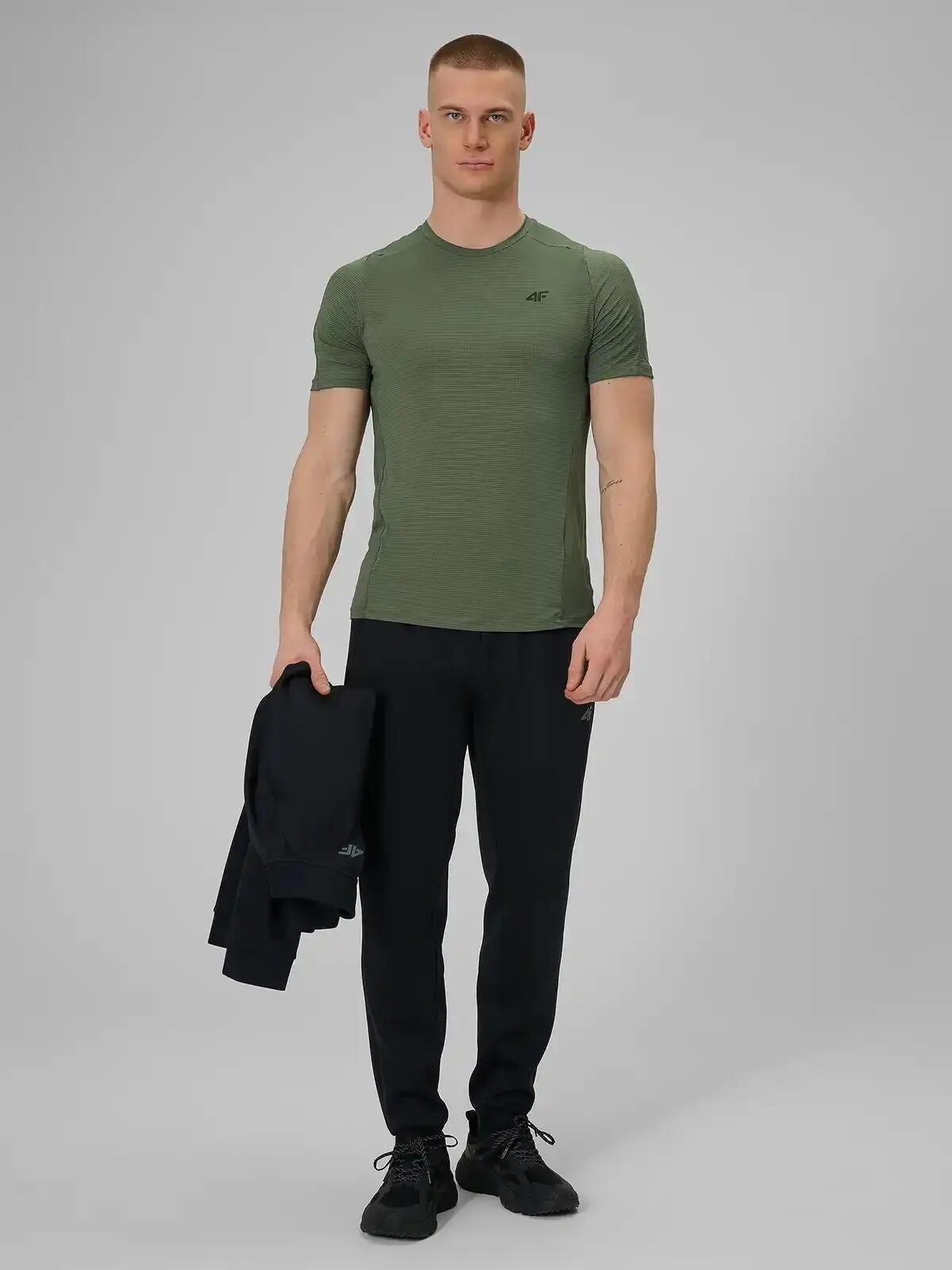 KOSZULKA ROWEROWA 4F T-SHIRT MĘSKI TRENINGOWY SZYBKOSCHNĄCY 4/10