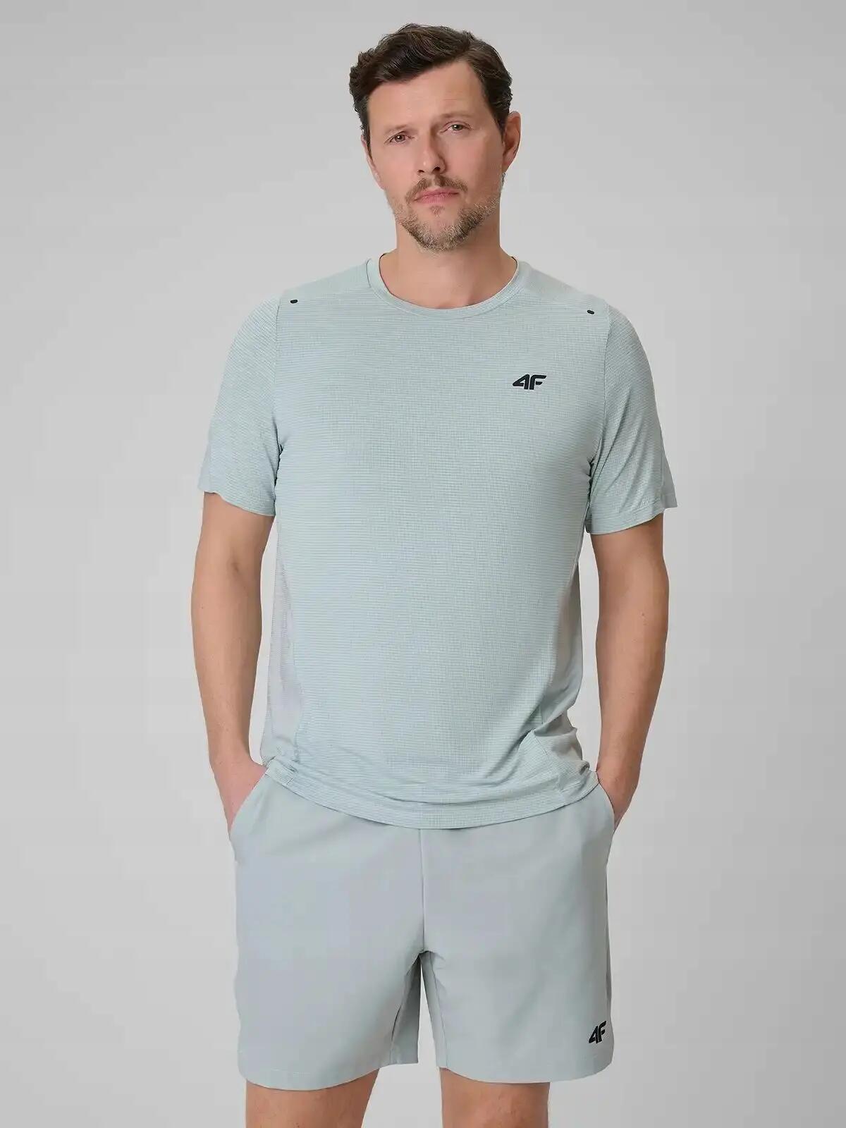 KOSZULKA ROWEROWA 4F T-SHIRT MĘSKI TRENINGOWY SZYBKOSCHNĄCY 2/9